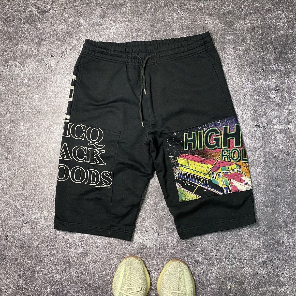 Image of Cotton Shorts Alexander Mcqueen/ss15/high Rollin in Black, Men's (Size 33)