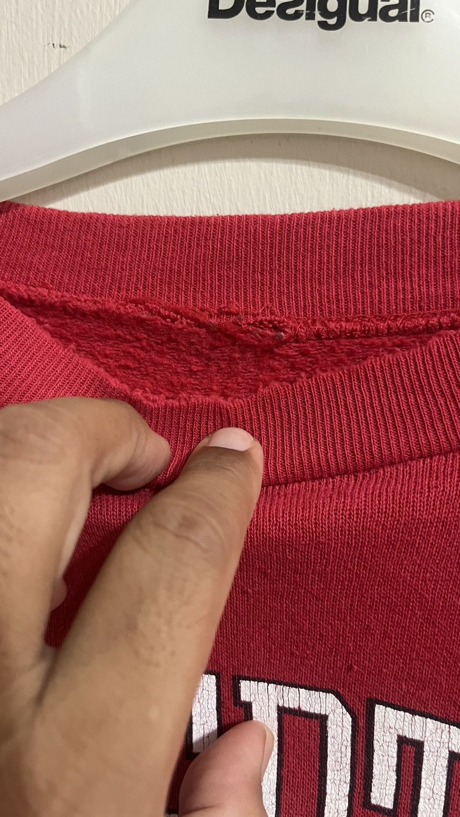 Vintage Vintage Nebraska Distressed Sweater Inspired by Raf Simons Size US XL / EU 56 / 4 - 8 Thumbnail