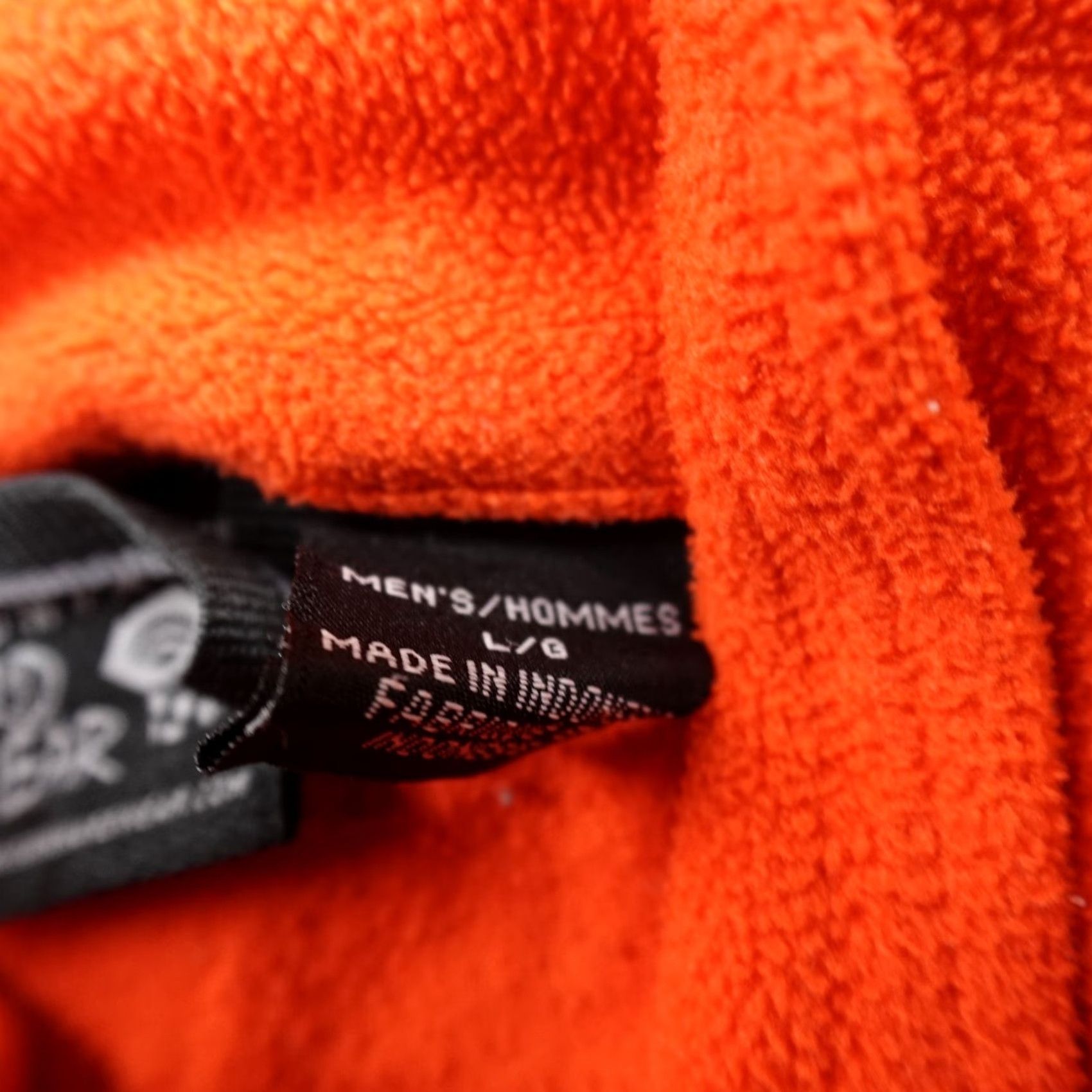 Mountain Hardwear Mountain Hardwear Jacket L Orange Microchill Fleece Pile Zip Sweater Hiking Mens Size US L / EU 52-54 / 3 - 7 Thumbnail