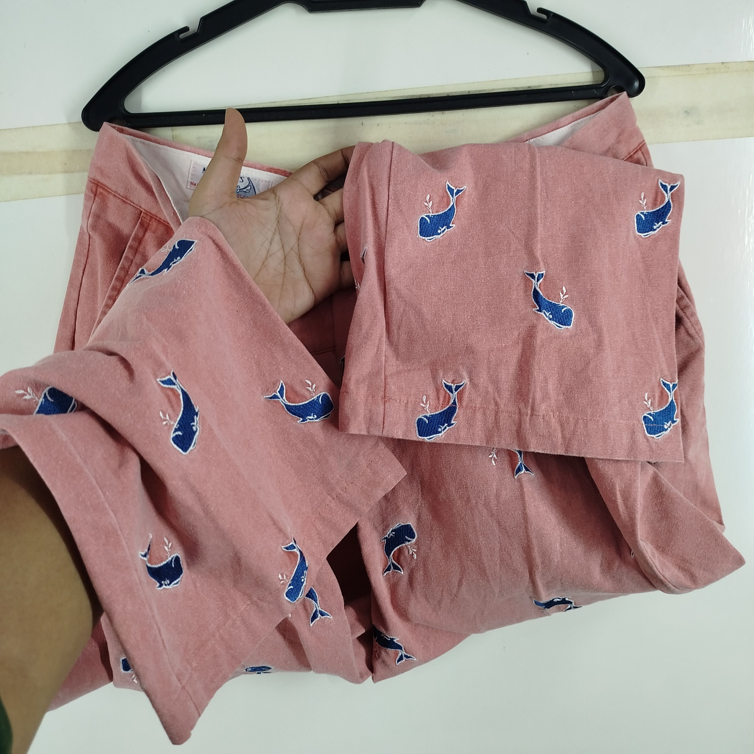 Vintage Murray's Toggery Fullprint Whales Embroidery Design Size US 36 / EU 52 - 7 Thumbnail