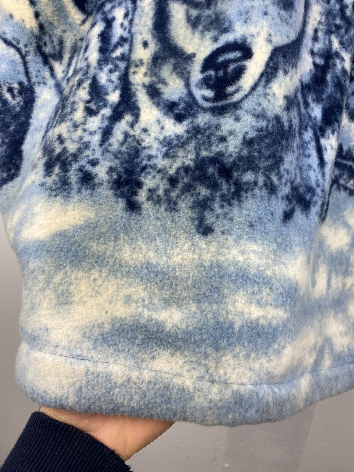 Vintage Vintage Wolf Print Fleece Jacket Y2K Animal like Supreme Size US XXL / EU 58 / 5 - 11 Thumbnail