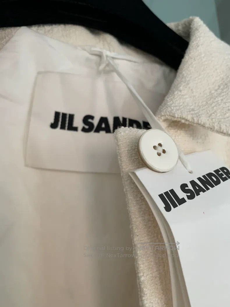 Jil Sander Jil Sander size 36 Beige round button coat Size L / US 10 / IT 46 - 4 Thumbnail