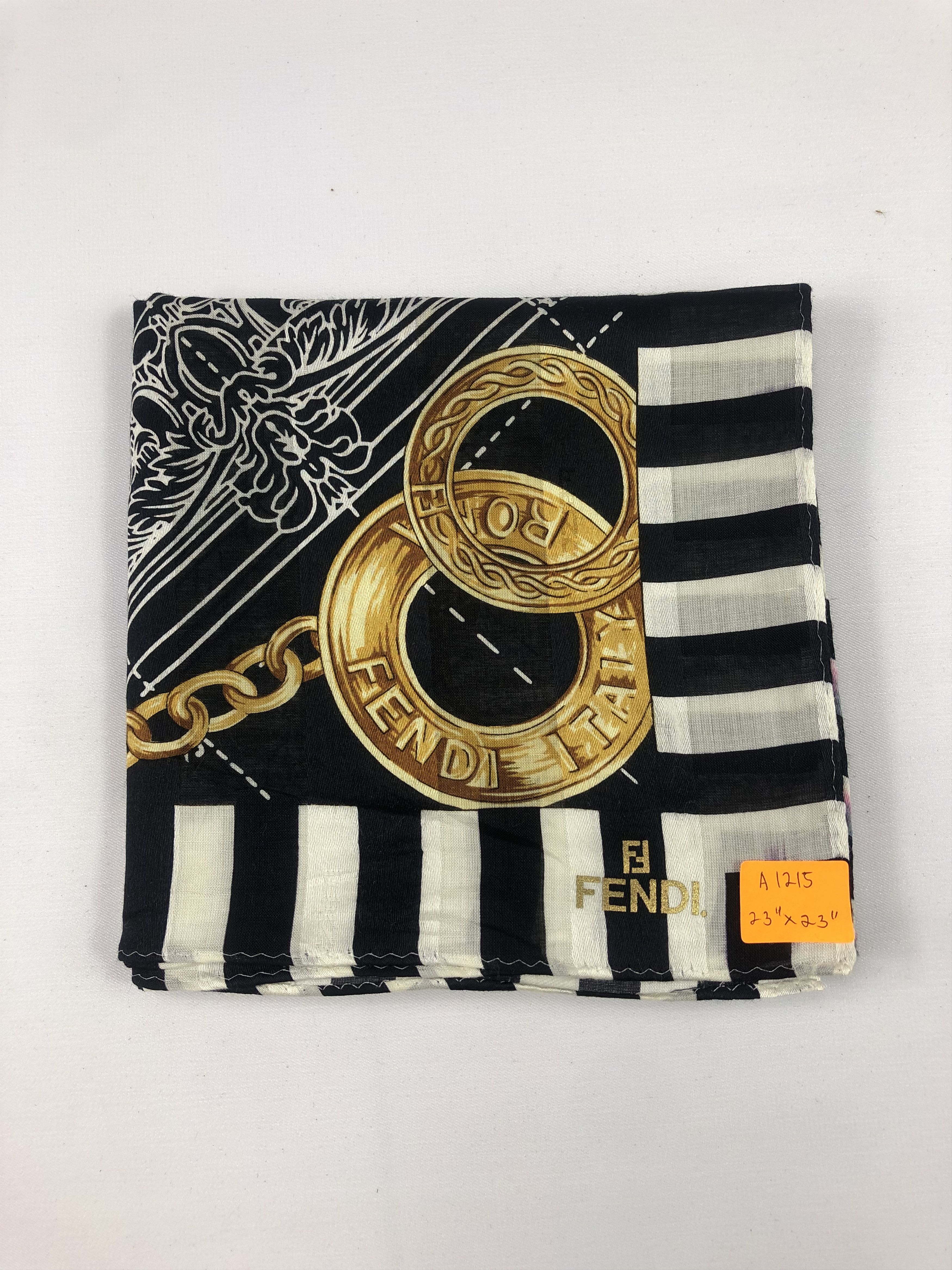 Vintage Fendi Handkerchief / Bandana / Neckerchief A1215 Size ONE SIZE - 8 Thumbnail