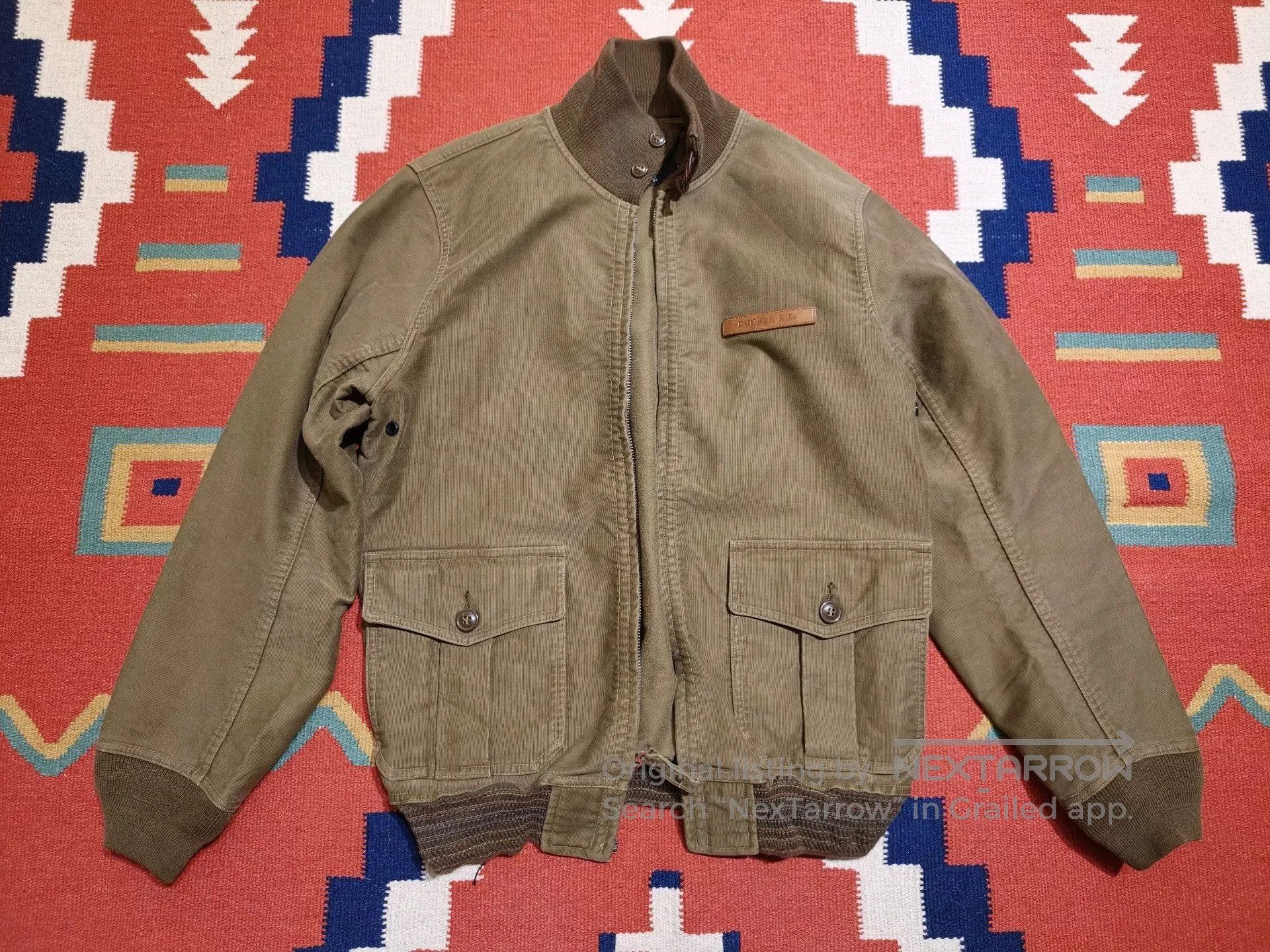 RRL Ralph Lauren RRL A1 Flight Jacket in Olive Brown. Size US S / EU 44-46 / 1 - 1 Thumbnail