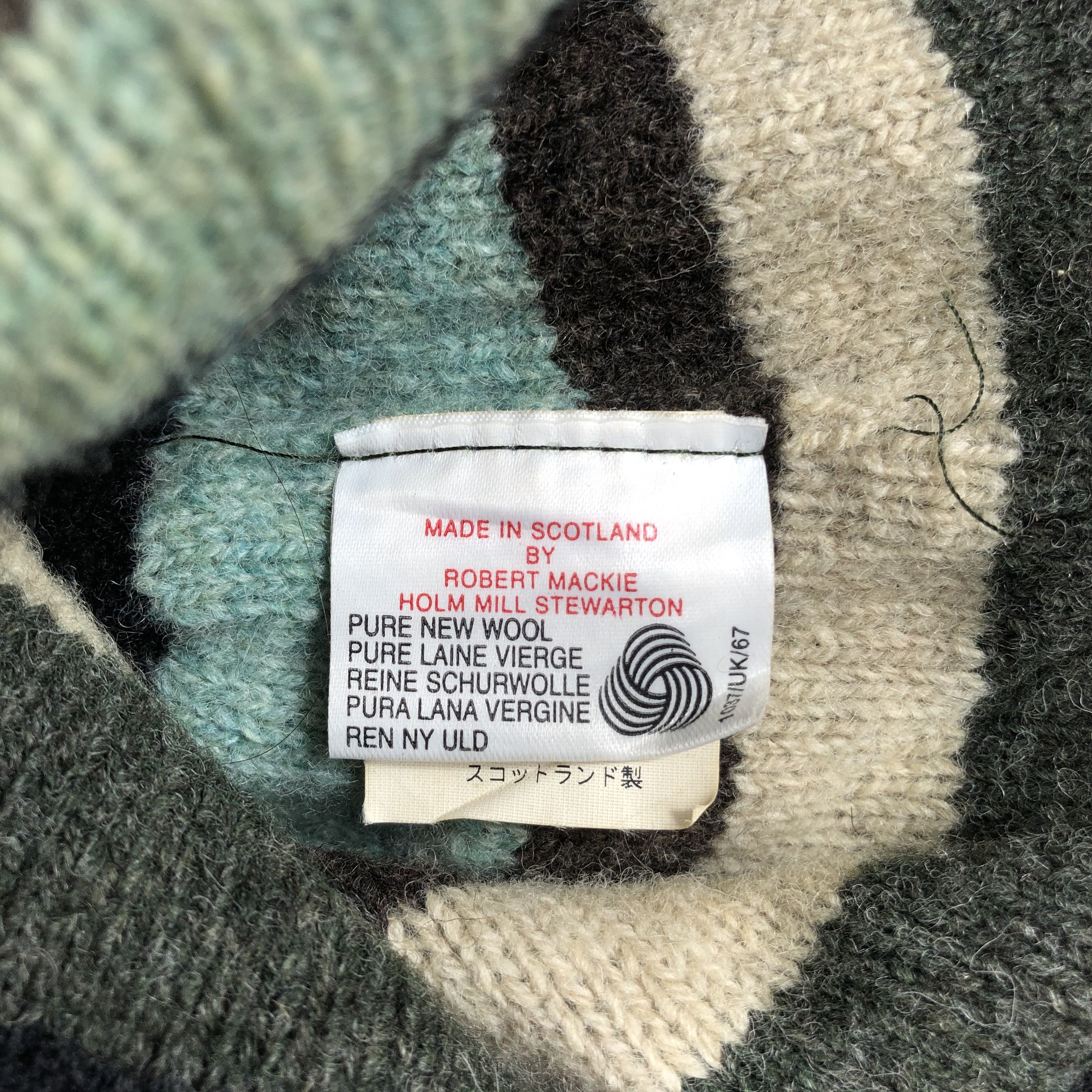 Japanese Brand Stripe Wool Beanie Size ONE SIZE - 4 Thumbnail