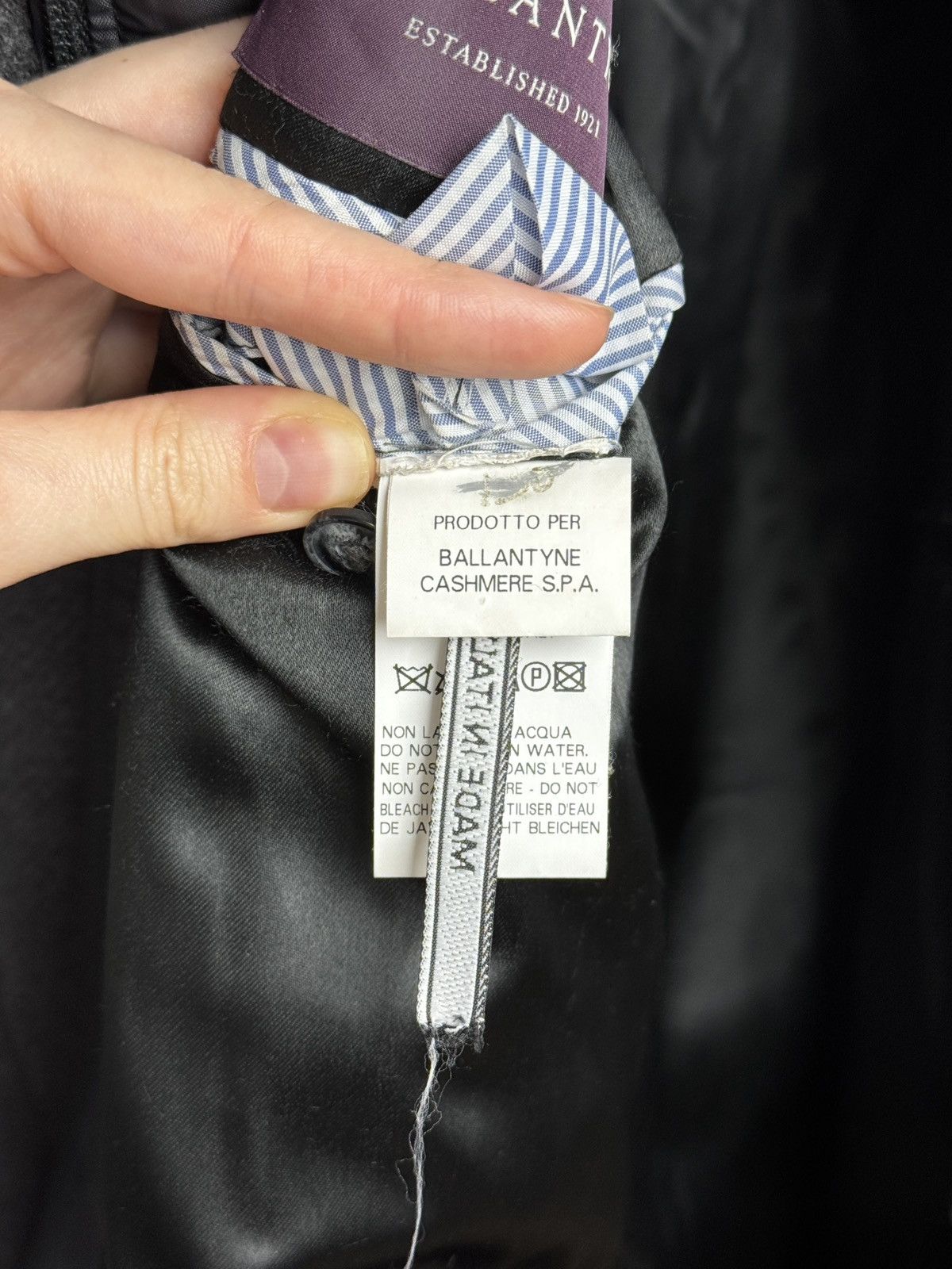Ballantyne Ballantyne 100% Wool grey heavy coat with lining Italy made Size US XL / EU 56 / 4 - 10 Thumbnail