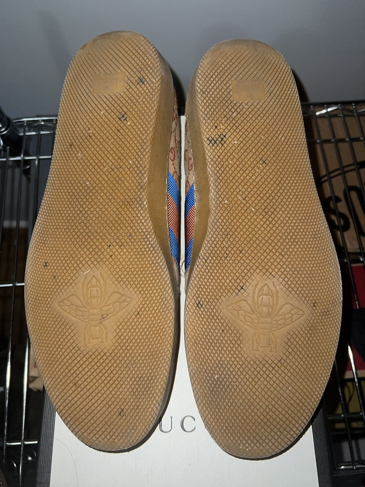 Gucci × Vintage Gucci G74 'Brick Red Beige' Size US 9.5 / EU 42-43 - 5 Thumbnail
