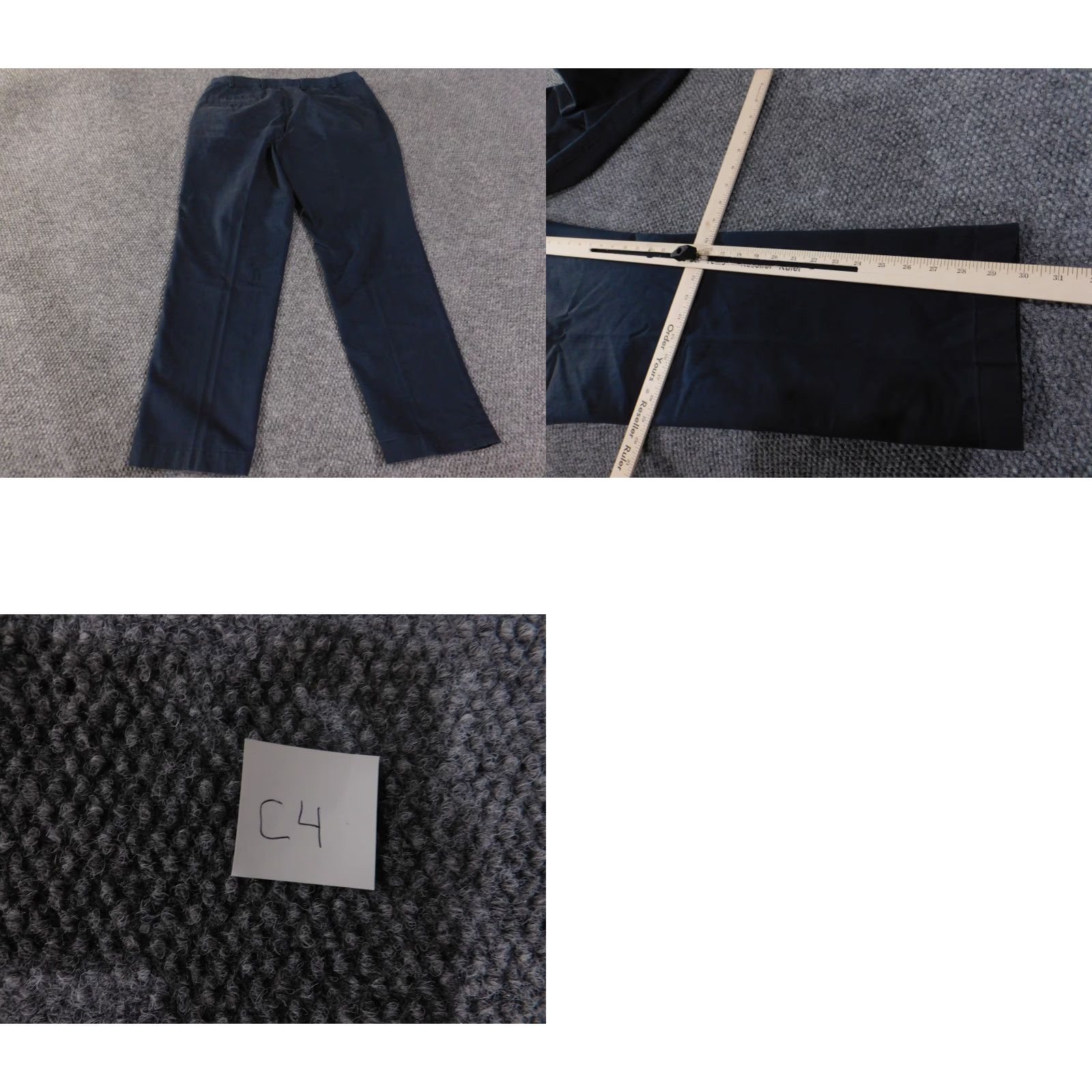 Brooks Brothers Brooks Brothers Mens Pants 35x30 Blue Straight Chino Classic Clark Fit Advantage Modern Preppy Size US 35 - 8 Thumbnail