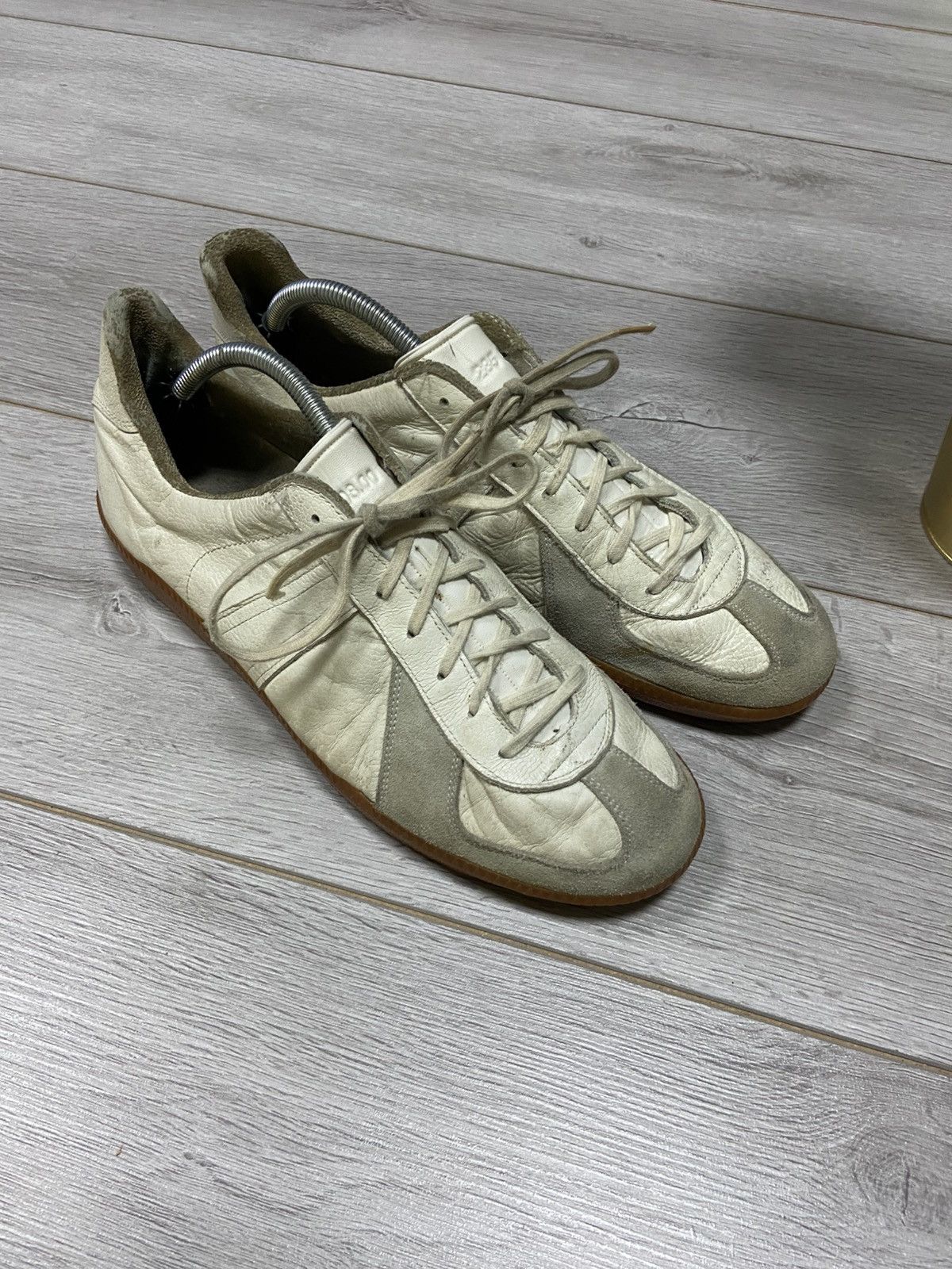 Vintage GAT Bw-sport 285 Margiela style vintage leather trainers Size US 11.5 / EU 44-45 - 3 Thumbnail