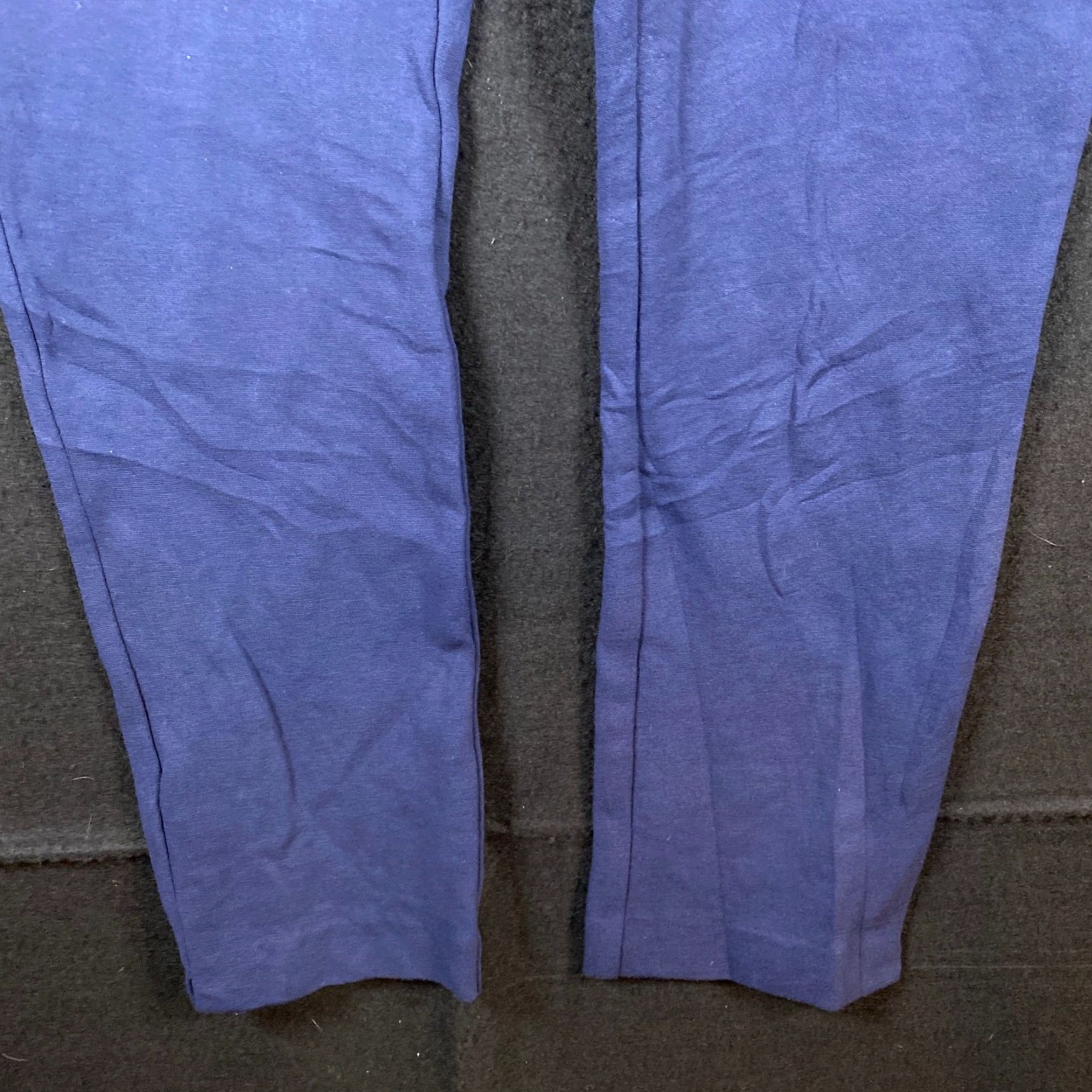 Vintage Chicos Womens Pants Blue Ankle Crop Pull On Rayon Nylon Blend Stretch 0.5 (6) Size 30" / US 8 / IT 44 - 3 Thumbnail