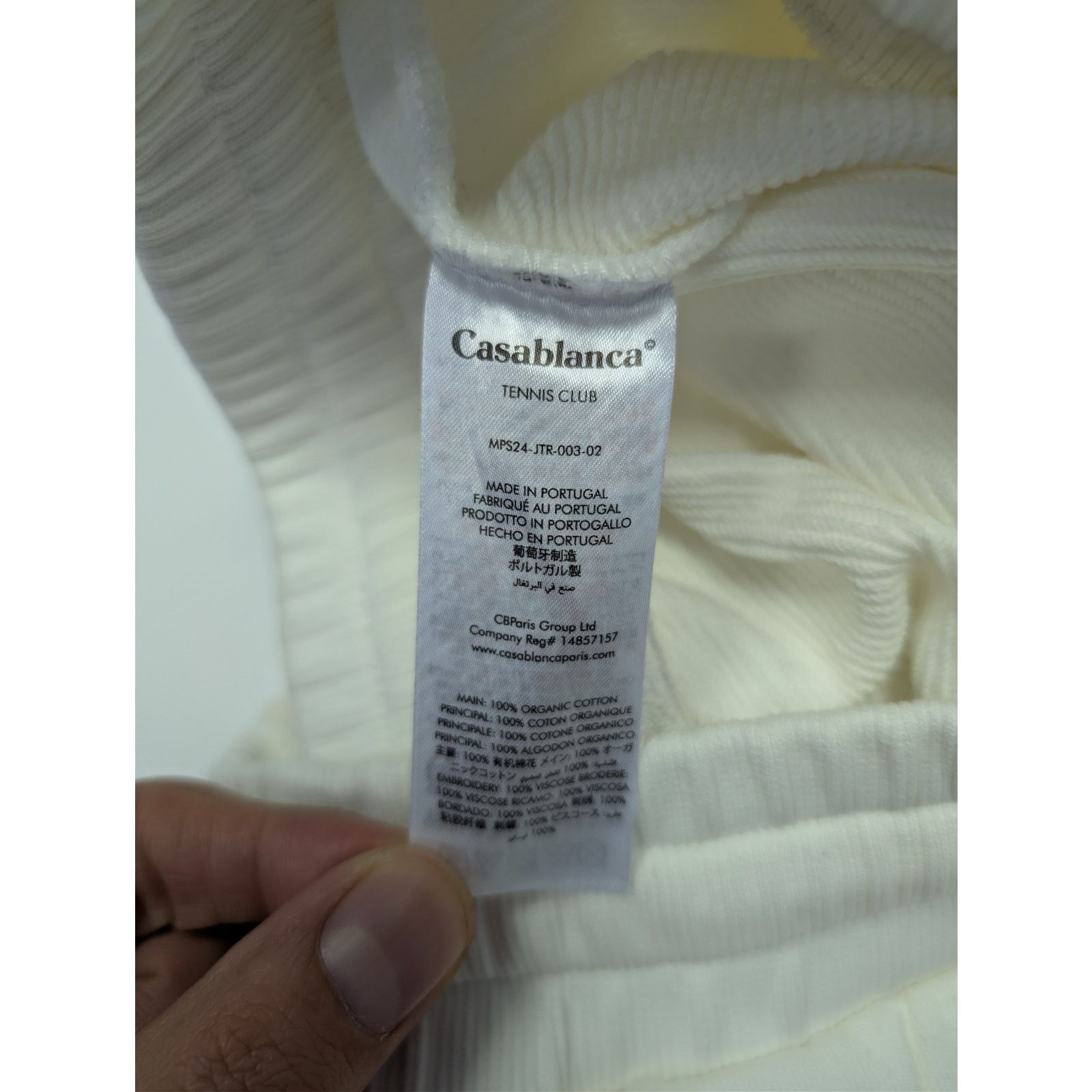 Casablanca o1rshd1 CC20 Le Jeu Embroidered Sweatshort in Off-White Size US 32 / EU 48 - 16 Thumbnail