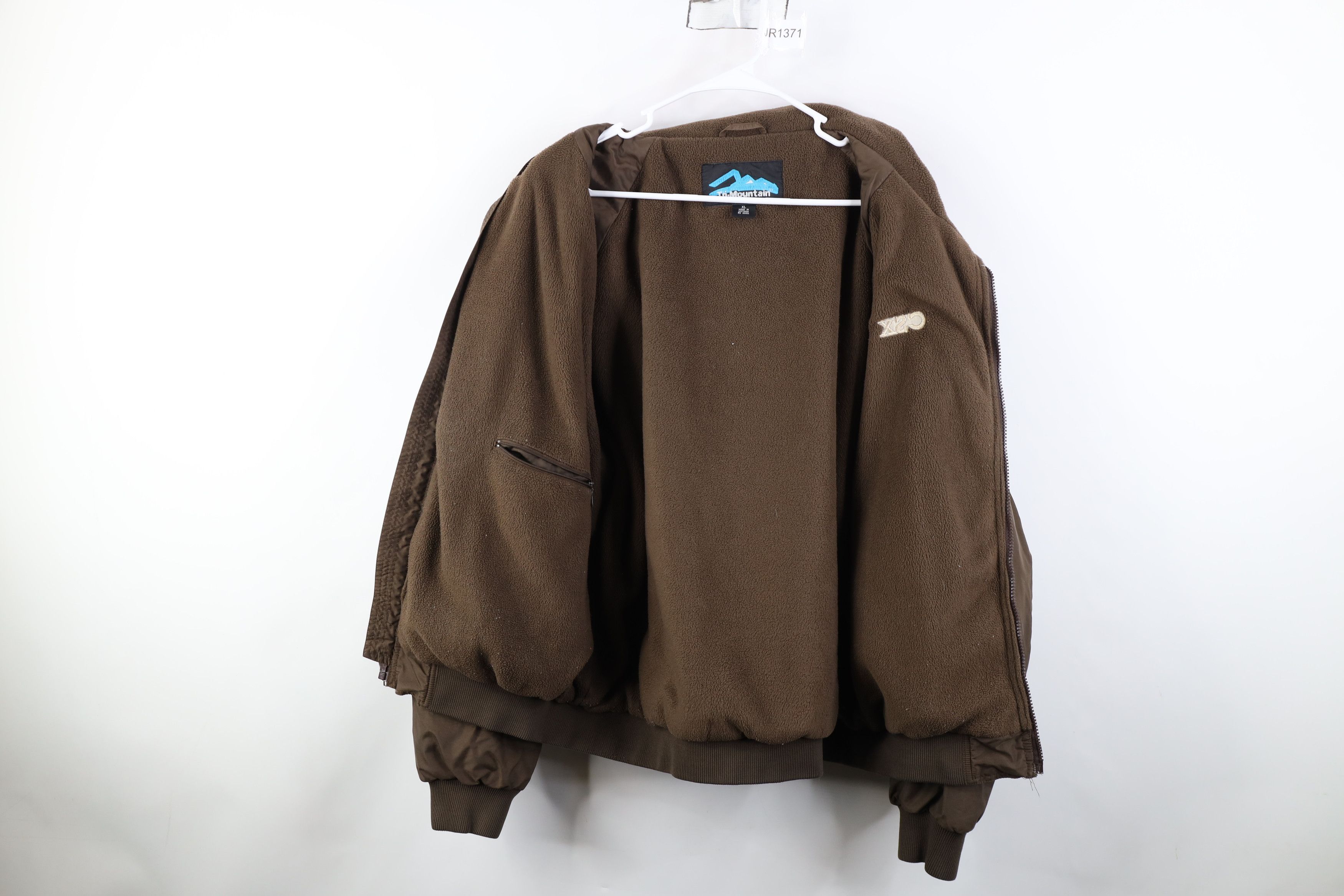 Vintage Vintage Fleece Lined CSX Transportation Bomber Jacket Brown Size US XL / EU 56 / 4 - 11 Thumbnail