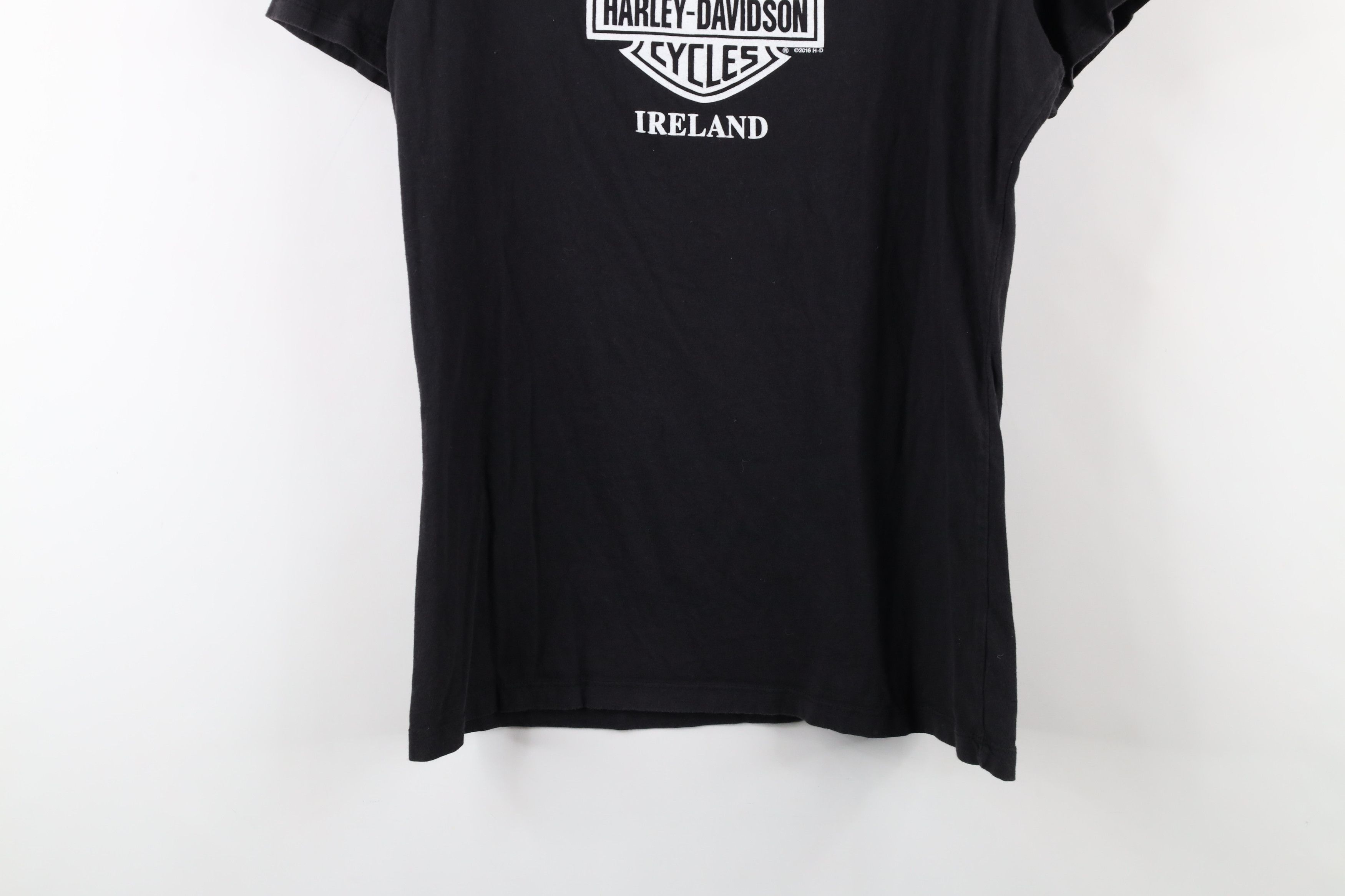 Harley Davidson × Vintage Vintage Y2K Harley Davidson Dublin Ireland T-Shirt Black Size XL / US 12-14 / IT 48-50 - 12 Thumbnail