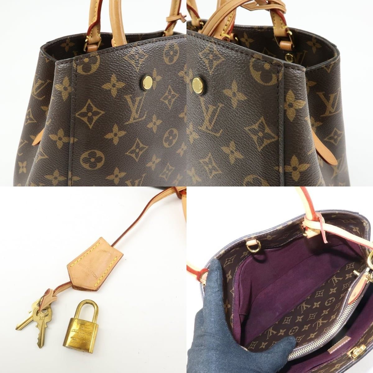 Louis Vuitton Louis Vuitton Monogram Montaigne MM Satchel Size ONE SIZE - 6 Thumbnail