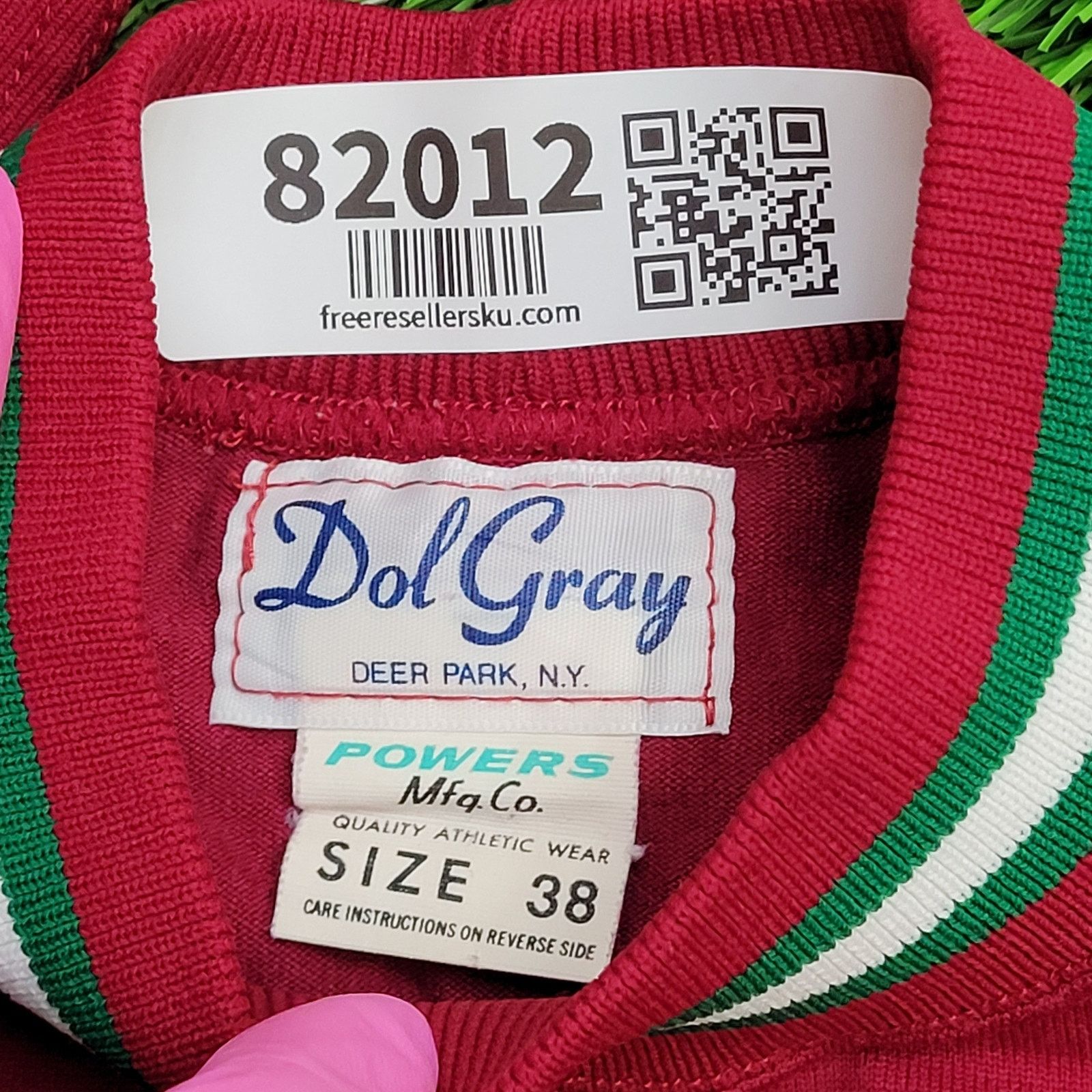 Vintage VTG 70s Glen-Cove Ringer Sweatshirt Small USA Powers Mfg Co Size US S / EU 44-46 / 1 - 11 Thumbnail