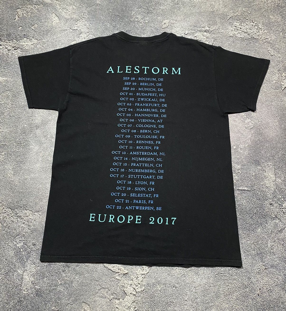 Band Tees ALESTORM Sea rabbit tour tshirt Size US L / EU 52-54 / 3 - 4 Thumbnail