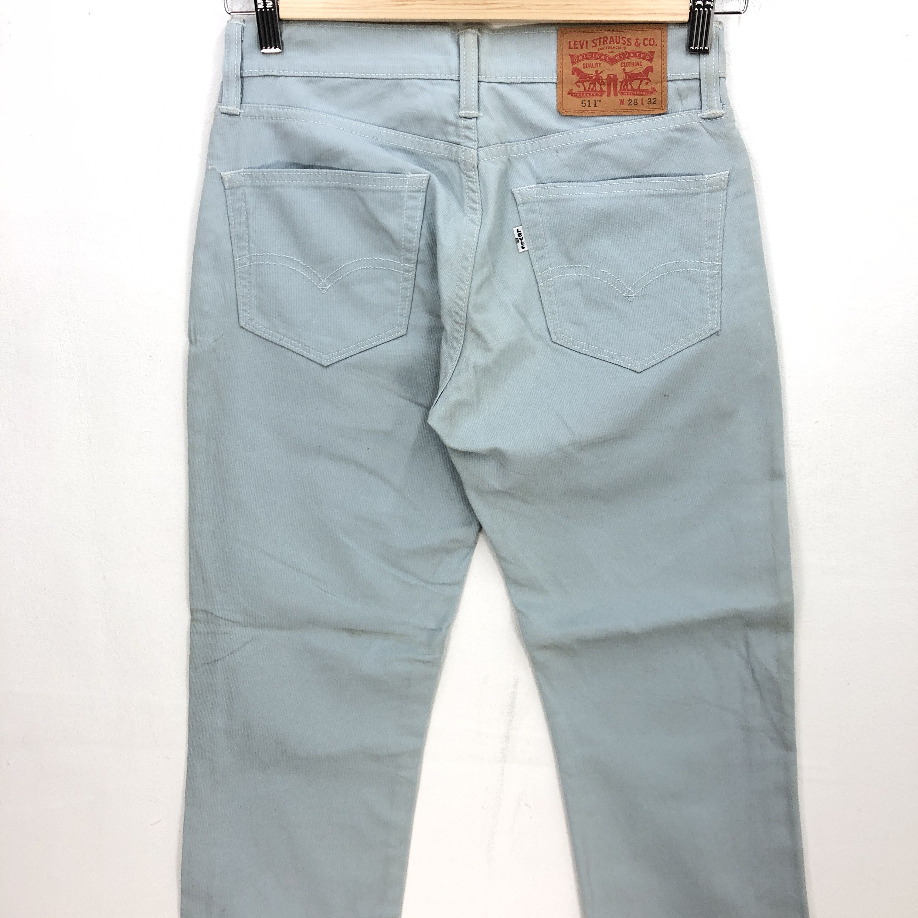 Levi's Vintage Y2K Levis 511 Jeans Blue Slim Fit Levis Skinny Denim Size US 30 / EU 46 - 4 Thumbnail