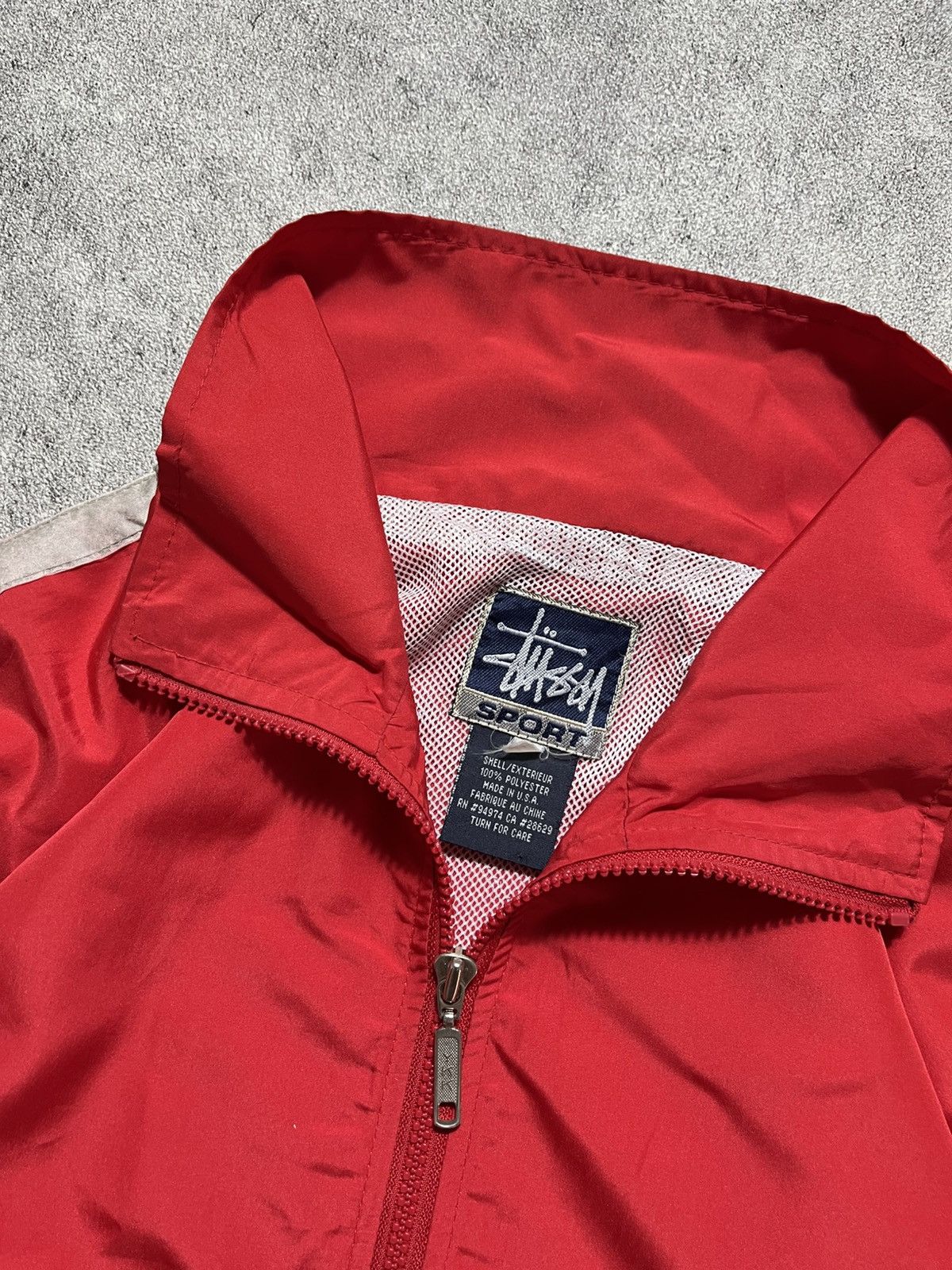 Stussy Vintage 90s Stussy Sport Winbreaker Light Jacket Size US L / EU 52-54 / 3 - 10 Thumbnail