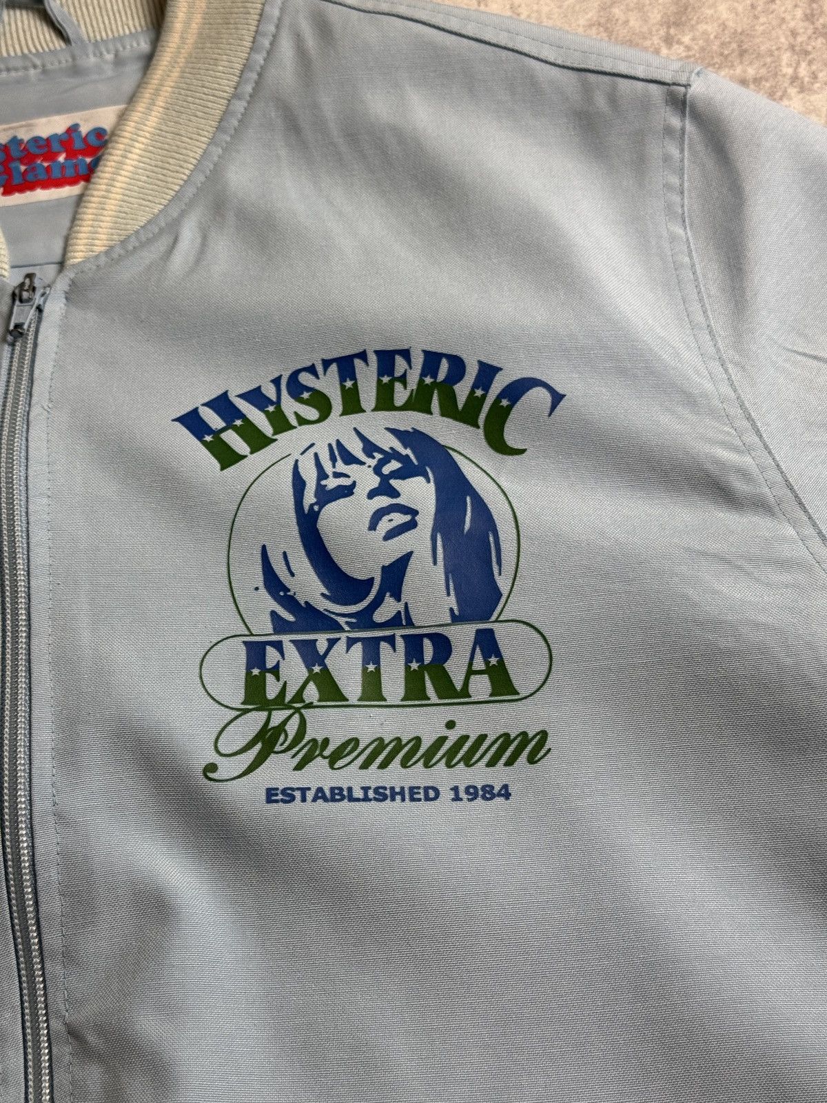 ジャケット・アウター Y2K Hysteric Glamour Raw Power Jacket Hysteric Glamour Rare Vintage Y2K Varsity Bomber Jacket