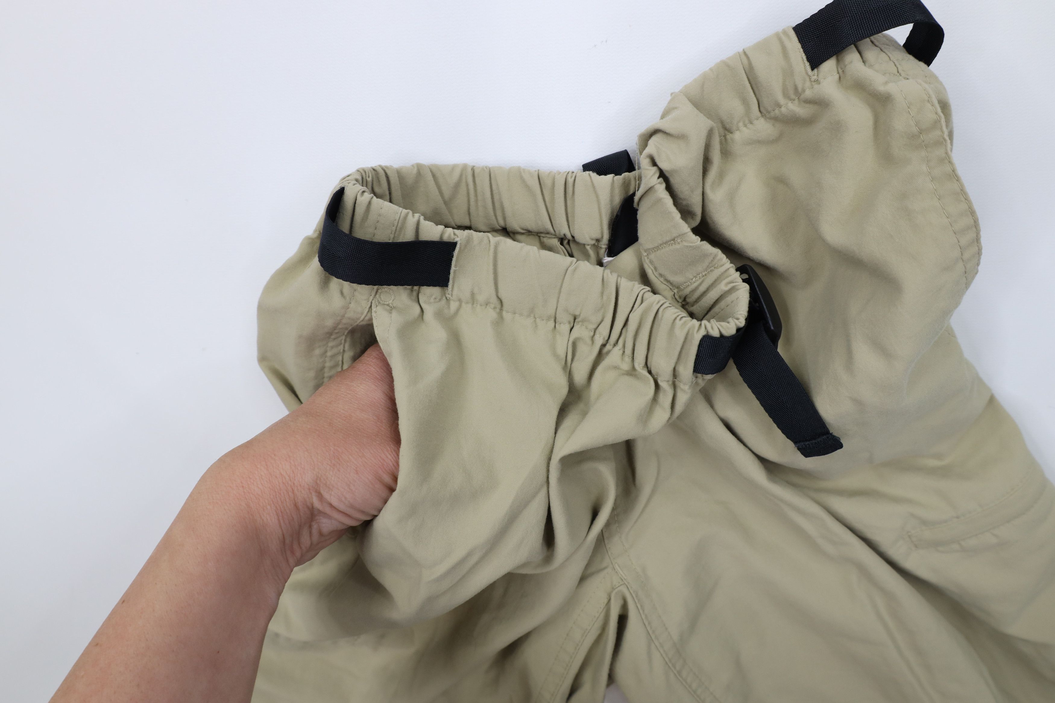 Patagonia Vintage 90s Patagonia Spell Out Belted Cargo Pants Beige Size US 30 / EU 46 - 8 Thumbnail