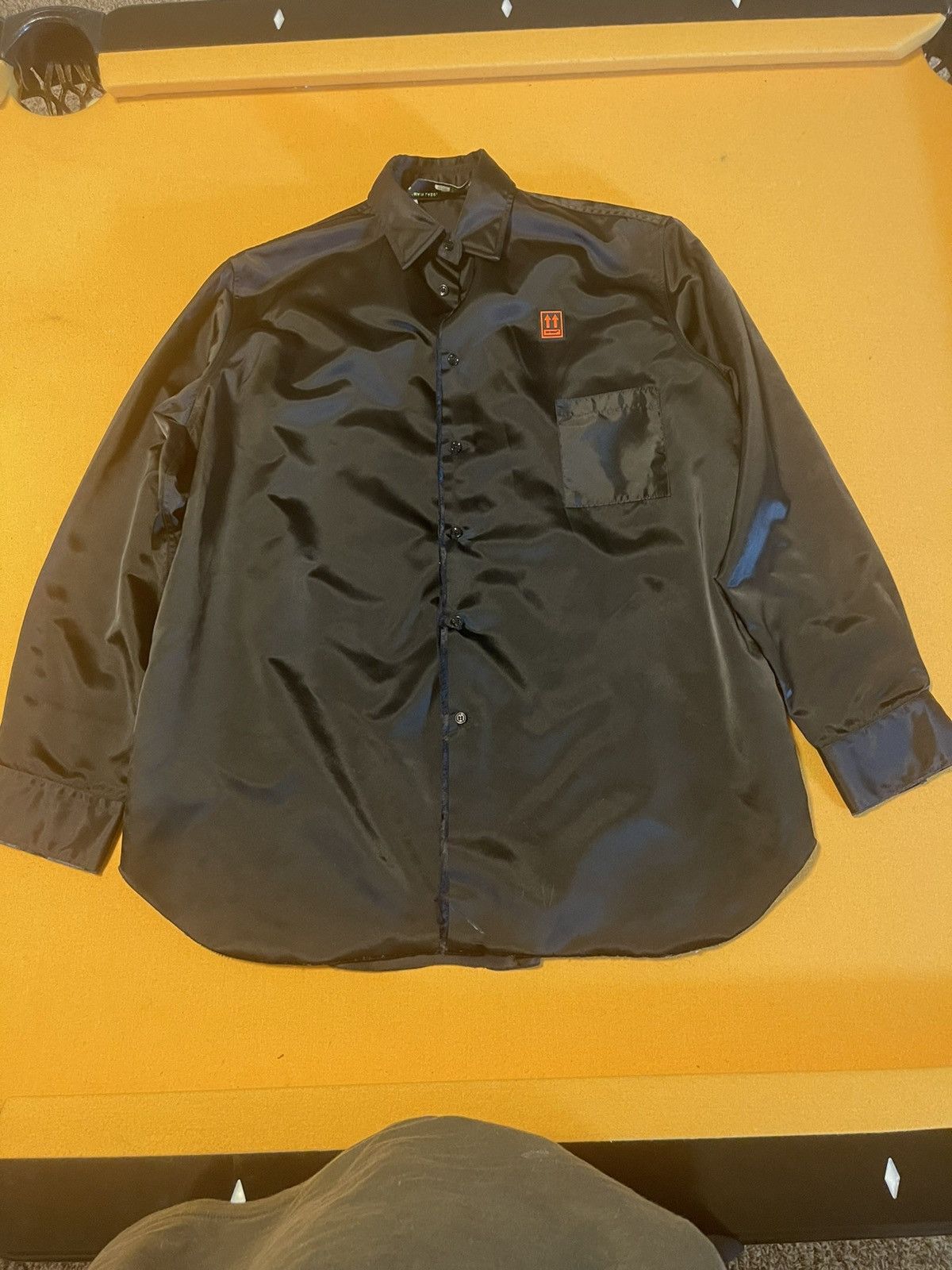 Off-White Off White Virgil Abloh Oversized Graphic Print Dress Shirt Size US XXL / EU 58 / 5 - 1 Thumbnail