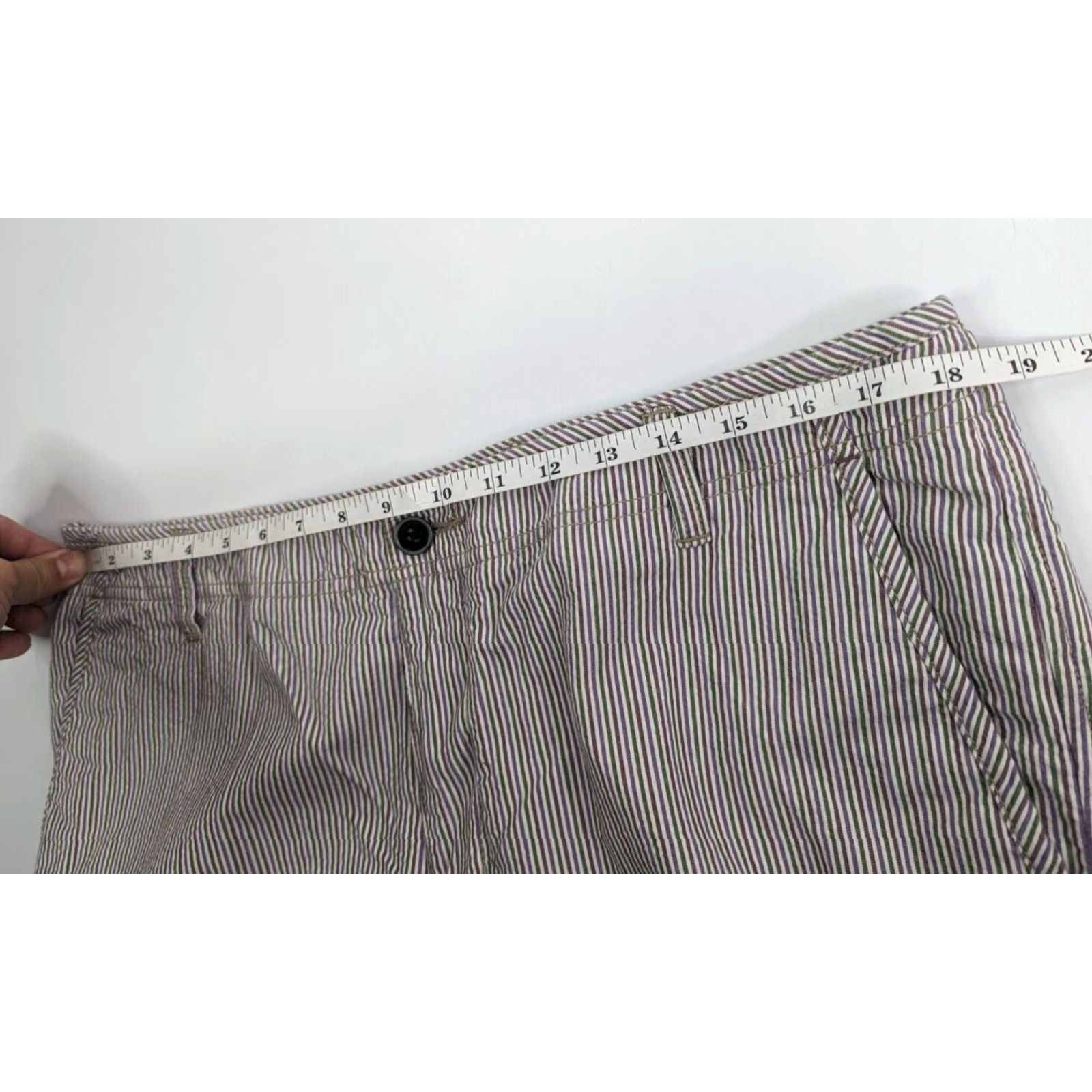Tommy Bahama Tommy Bahama Paradise Nation Shorts Men's 35 Cotton Multicolor Stripe Size US 35 - 5 Thumbnail
