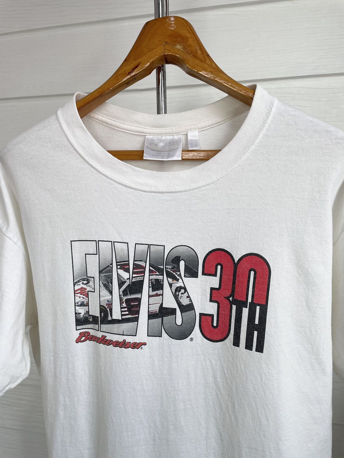 Band Tees × NASCAR × Vintage VINTAGE 2007 NASCAR X ELVIS PRESLEY 30TH ANNIVERSARY Size US L / EU 52-54 / 3 - 5 Thumbnail