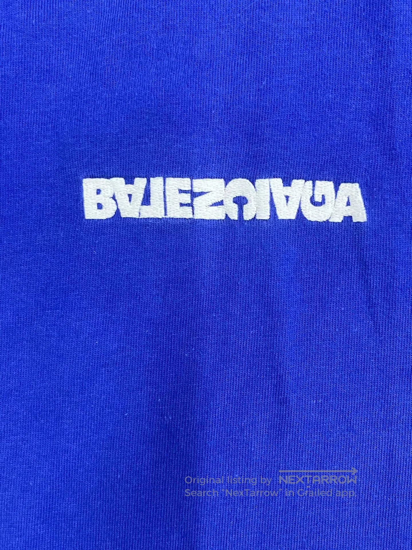 Balenciaga Balenciaga Logo Short-Sleeve T-Shirt. Size US XXL / EU 58 / 5 - 3 Thumbnail