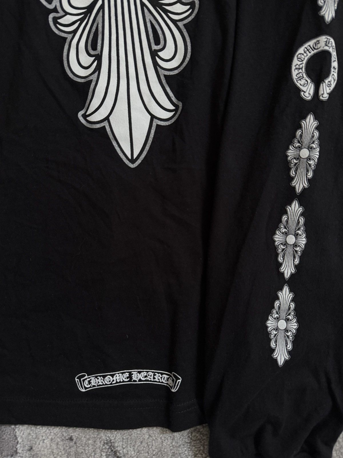 Chrome Hearts Chrome Hearts Floral Cross Long Sleeve T Shirt Size US M / EU 48-50 / 2 - 5 Thumbnail