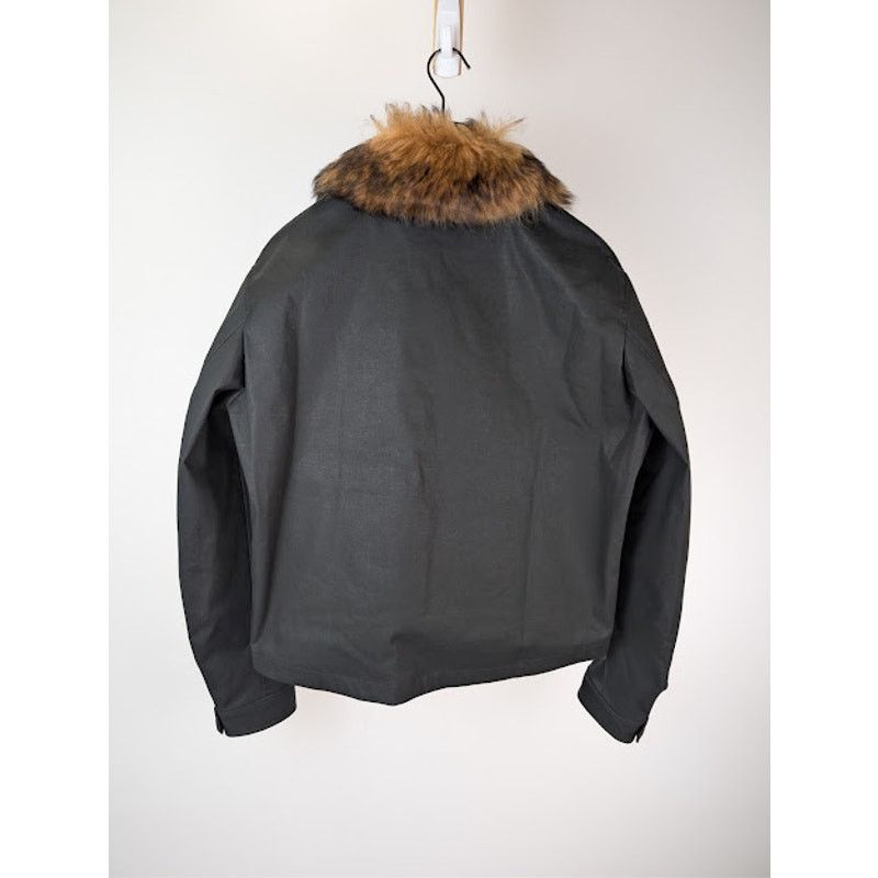 Alexander McQueen o1rshd1 Shearling Detail Blouson Jacket in Black Size US M / EU 48-50 / 2 - 11 Thumbnail