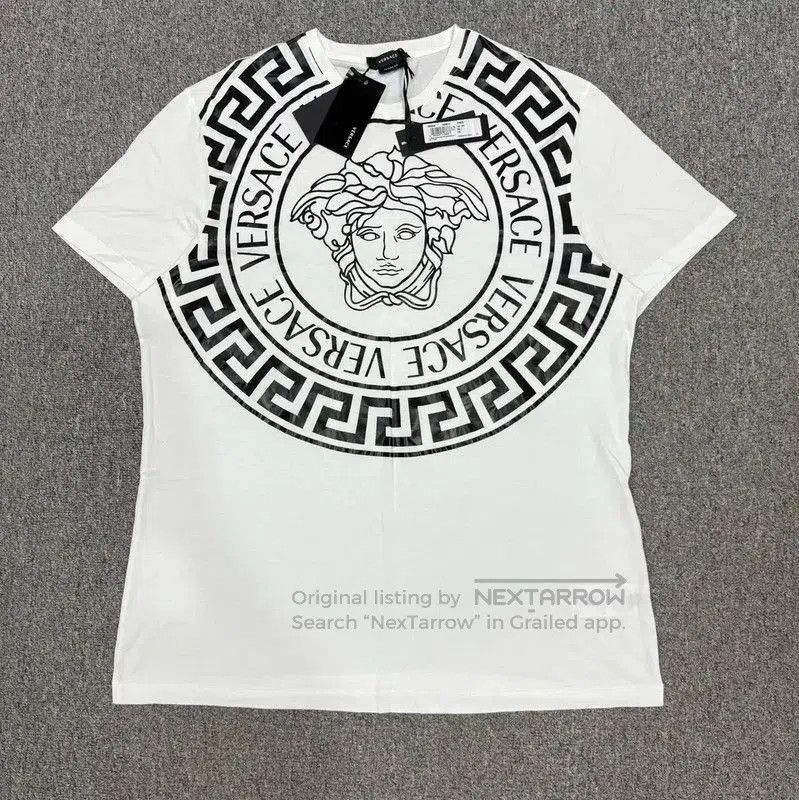 Versace Versace White Cotton Men's T-Shirt XXXL . Size US XXL / EU 58 / 5 - 2 Thumbnail
