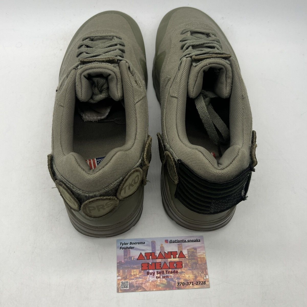 Nike Air max 1 patch steel green Size US 11 / EU 44 - 6 Thumbnail