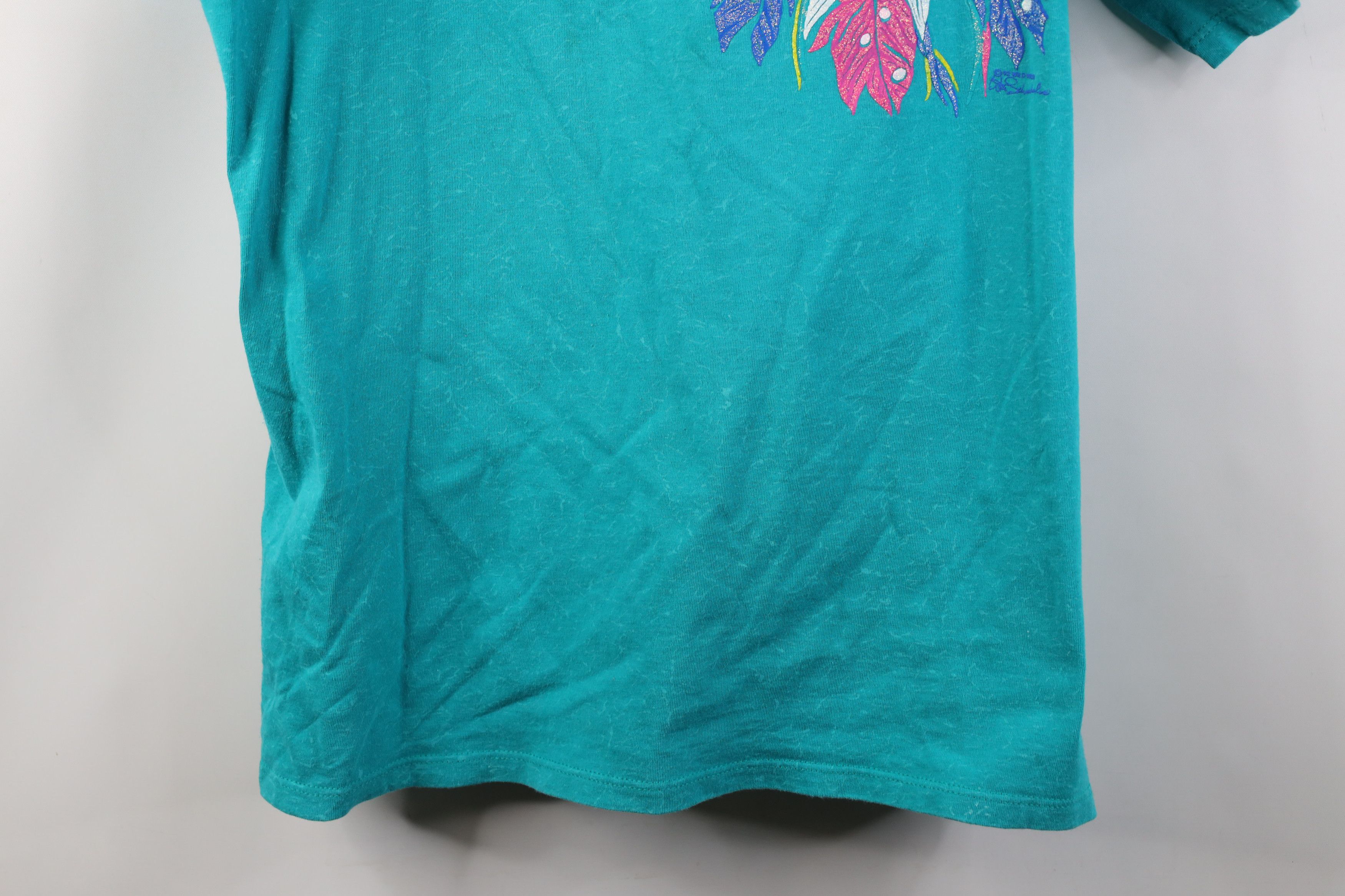 Vintage Vintage 90s Streetwear Southwestern Utah Feather T-Shirt USA Size XL / US 12-14 / IT 48-50 - 3 Thumbnail