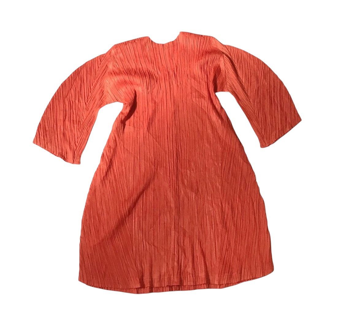 Pleats Please Issey Miyake Vintage Issey miyake pleats please orange long tee Size S / US 4 / IT 40 - 10 Thumbnail