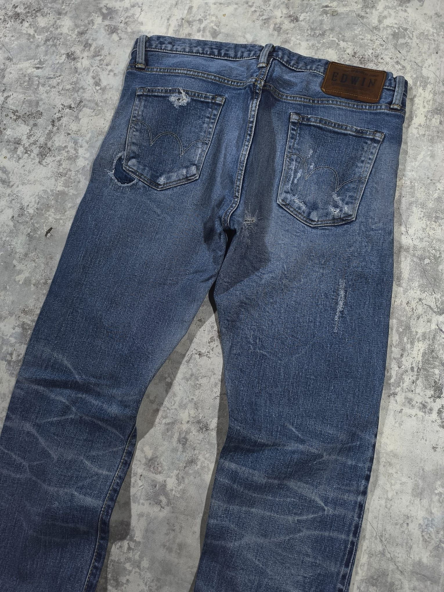 Edwin edwin selvedge japan jeans kapital style stitched repaired Size US 34 / EU 50 - 5 Thumbnail