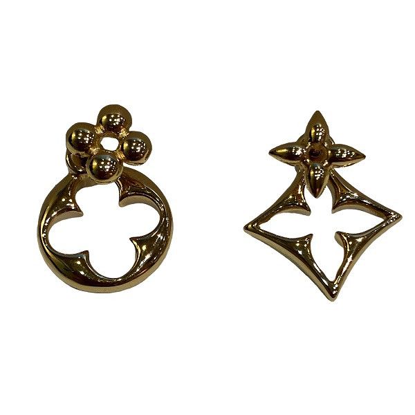 Louis Vuitton Louis Vuitton Louis Vuitton Monogram Flowergram Earrings M00770 Metal Earrings M00770 in Great Condition Size ONE SIZE - 1 Thumbnail