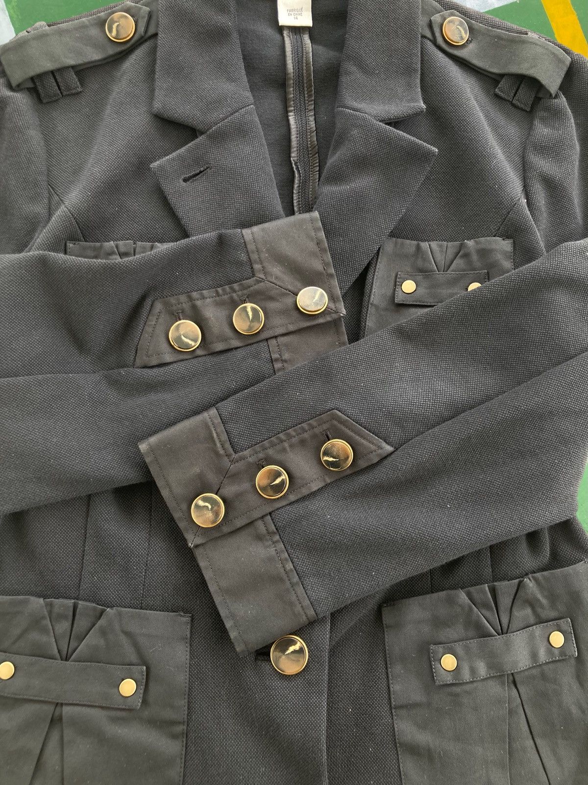 Diane von Furstenberg Structured Utility Blazer with Button Details Bondage Jacket Size M / US 6-8 / IT 42-44 - 11 Thumbnail