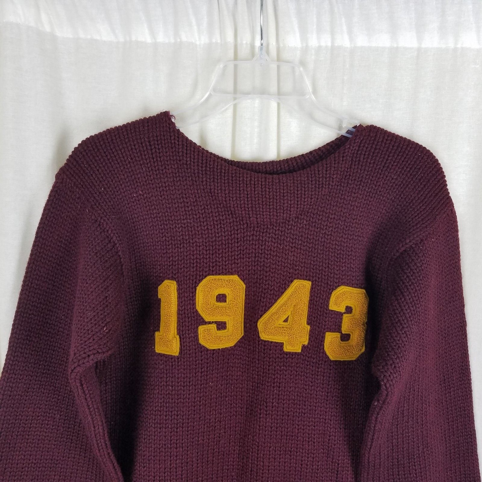 Vintage Class 1943 Boston College BC Horace Partridge Knit Sweater Size US M / EU 48-50 / 2 - 2 Thumbnail