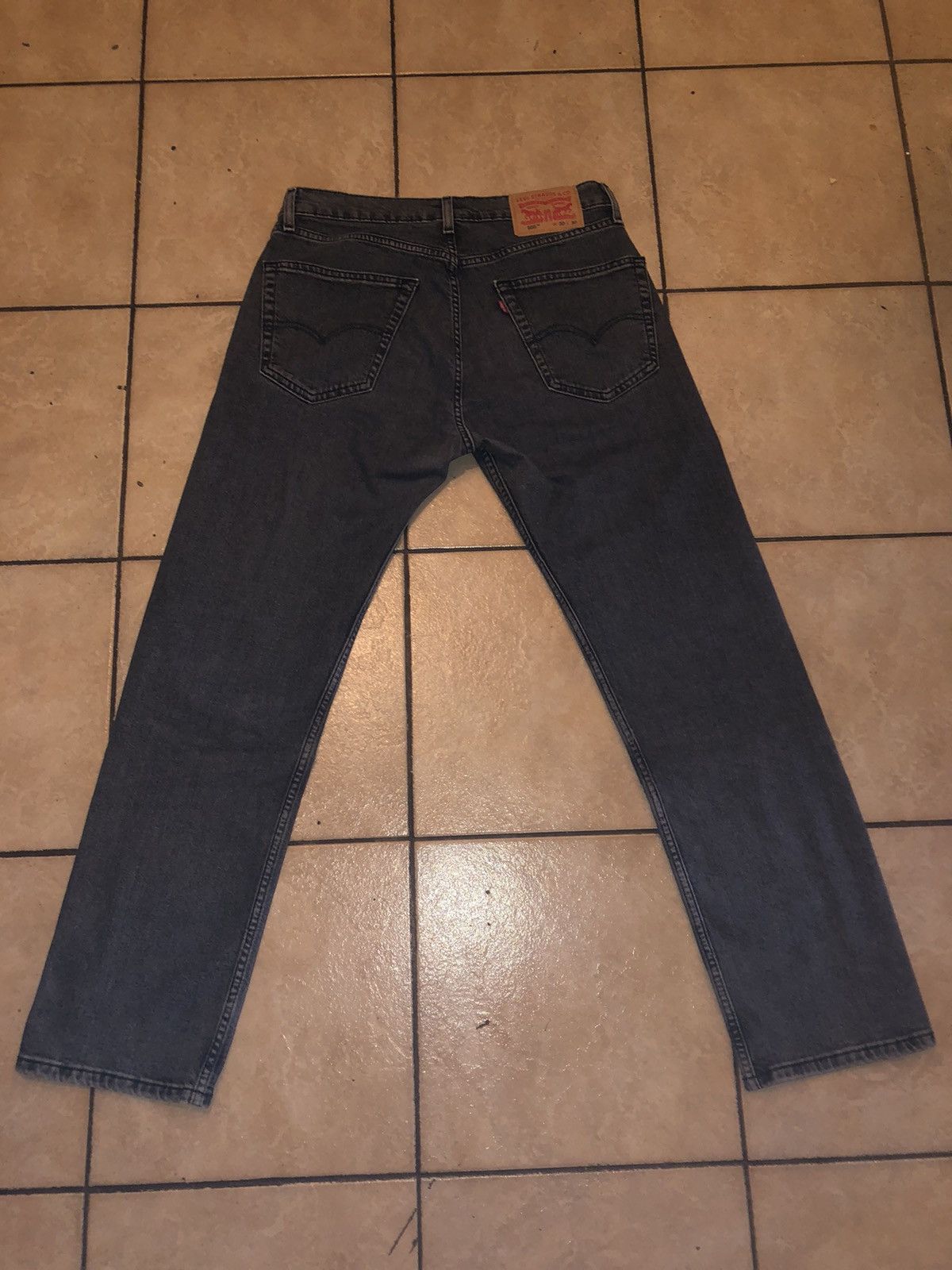 Levi's Vintage Clothing Vintage 2002 Levi's 505 Black Denim Jeans Size US 30 / EU 46 - 2 Thumbnail