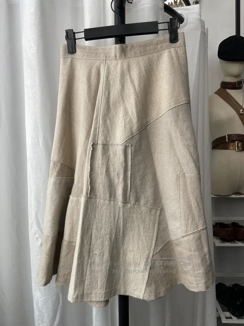 Junya Watanabe Junya Watanabe size S Deconstructed Patchwork Skirt Size 23" - 2 Thumbnail