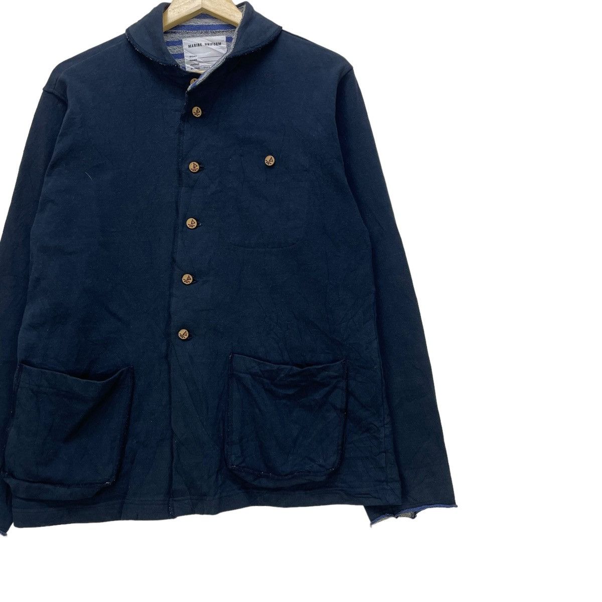 45rpm Vintage Japanese Brand Us Marine Uniform Shawl Collar Jacket Size US M / EU 48-50 / 2 - 2 Thumbnail