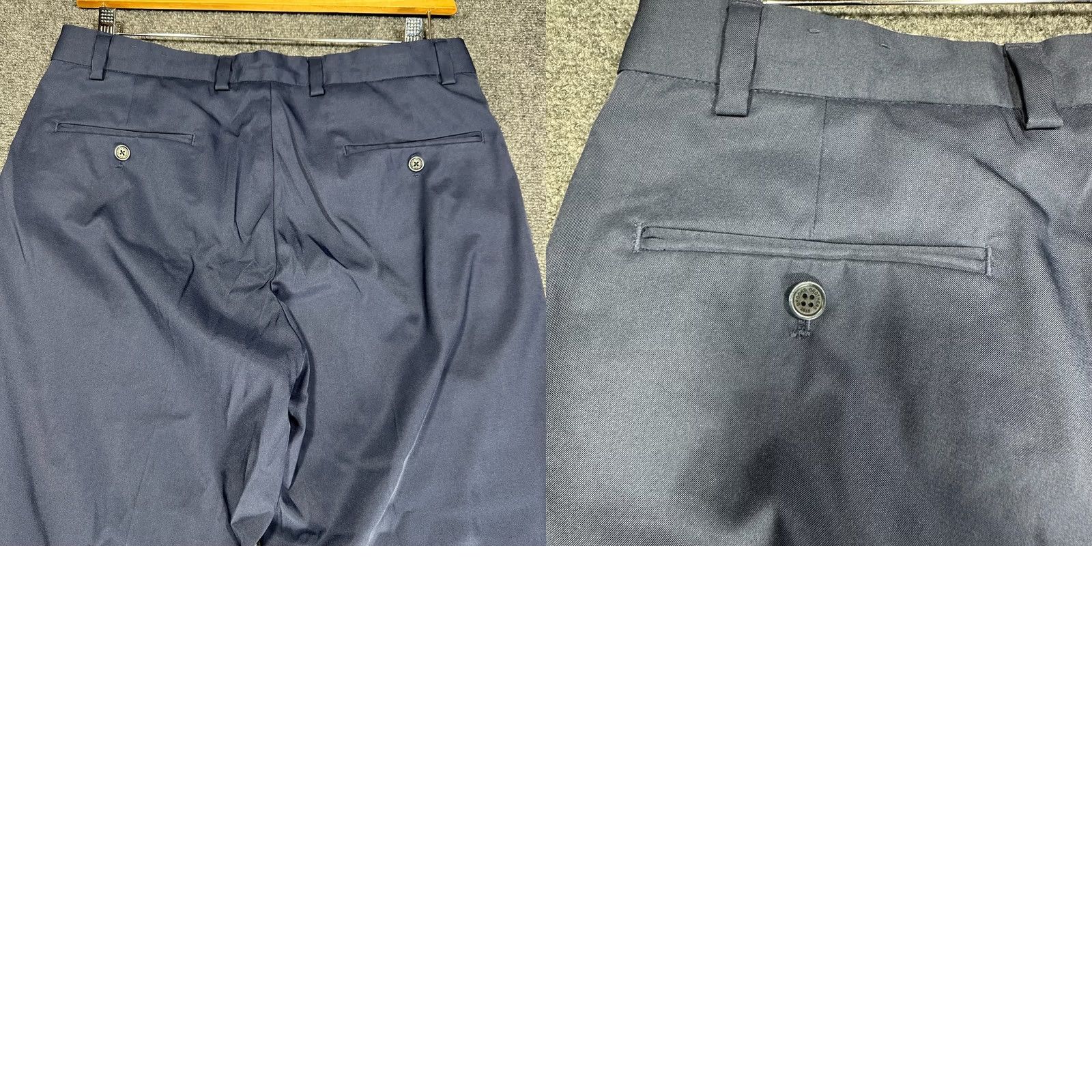 Brooks Brothers Brooks Brothers Dress Pants Mens 33 Blue Stretch Pockets Flat Front Straight Size US 33 - 8 Thumbnail