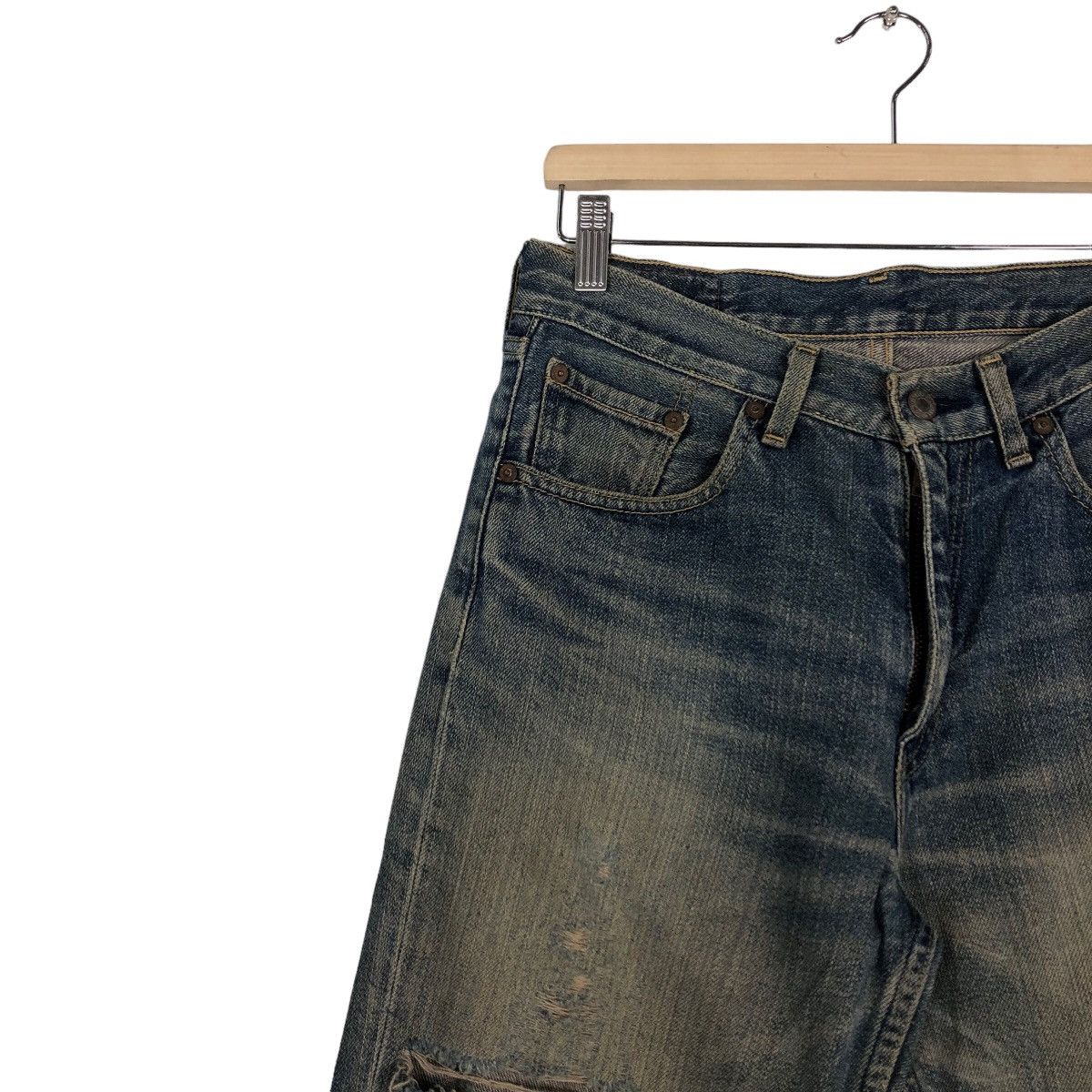 Levi's 🔥Vintage Levi’s Denim Jeans Biker Wear Japan Made Size US 30 / EU 46 - 7 Thumbnail