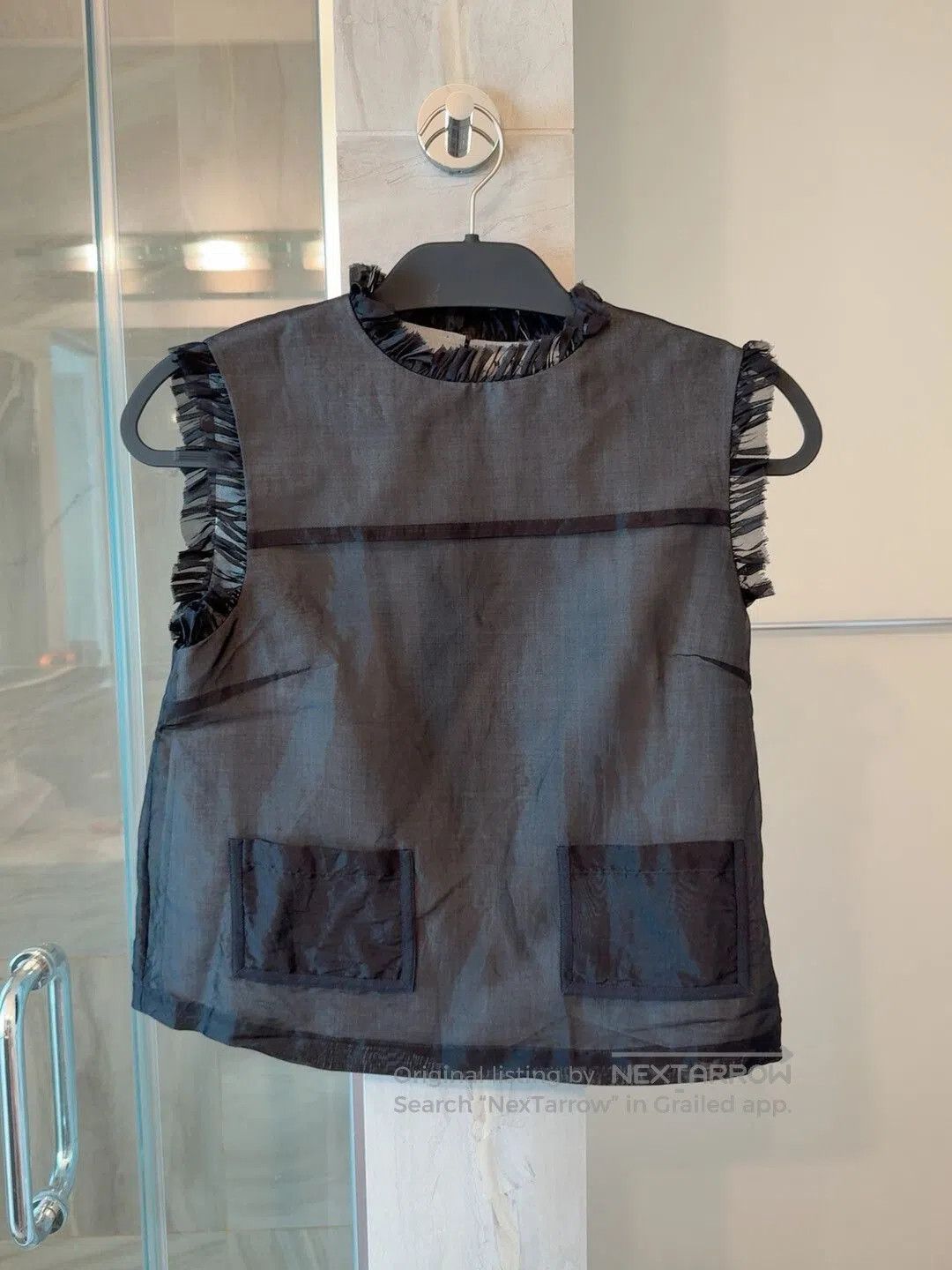 Marchesa Märchen Silk Lace Tank Top. Size S / US 4 / IT 40 - 1 Thumbnail