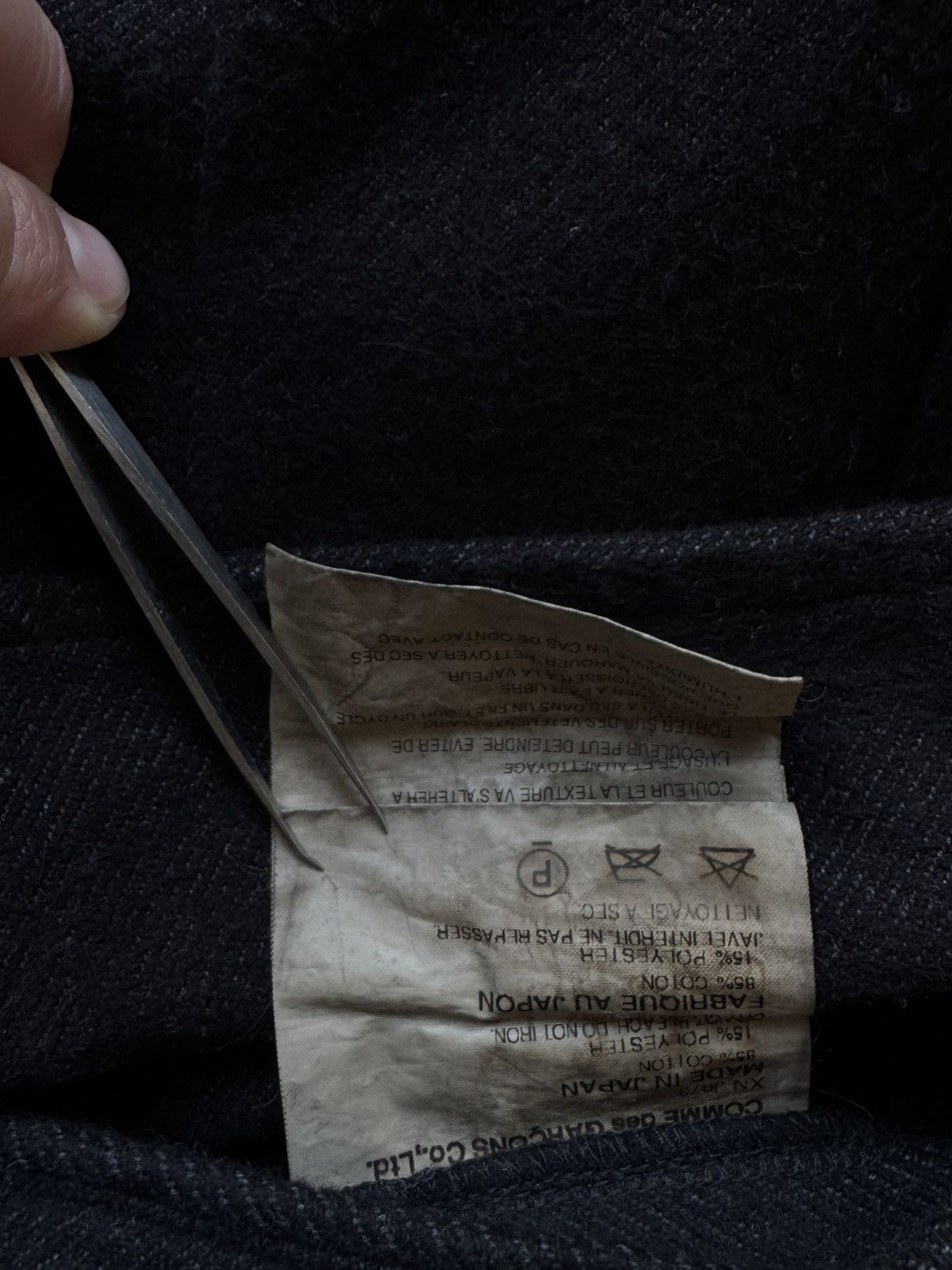 Comme des Garcons Homme Plus Rare archive Comme Des Garcons Homme Plus 2004Aw Size 52L - 7 Thumbnail