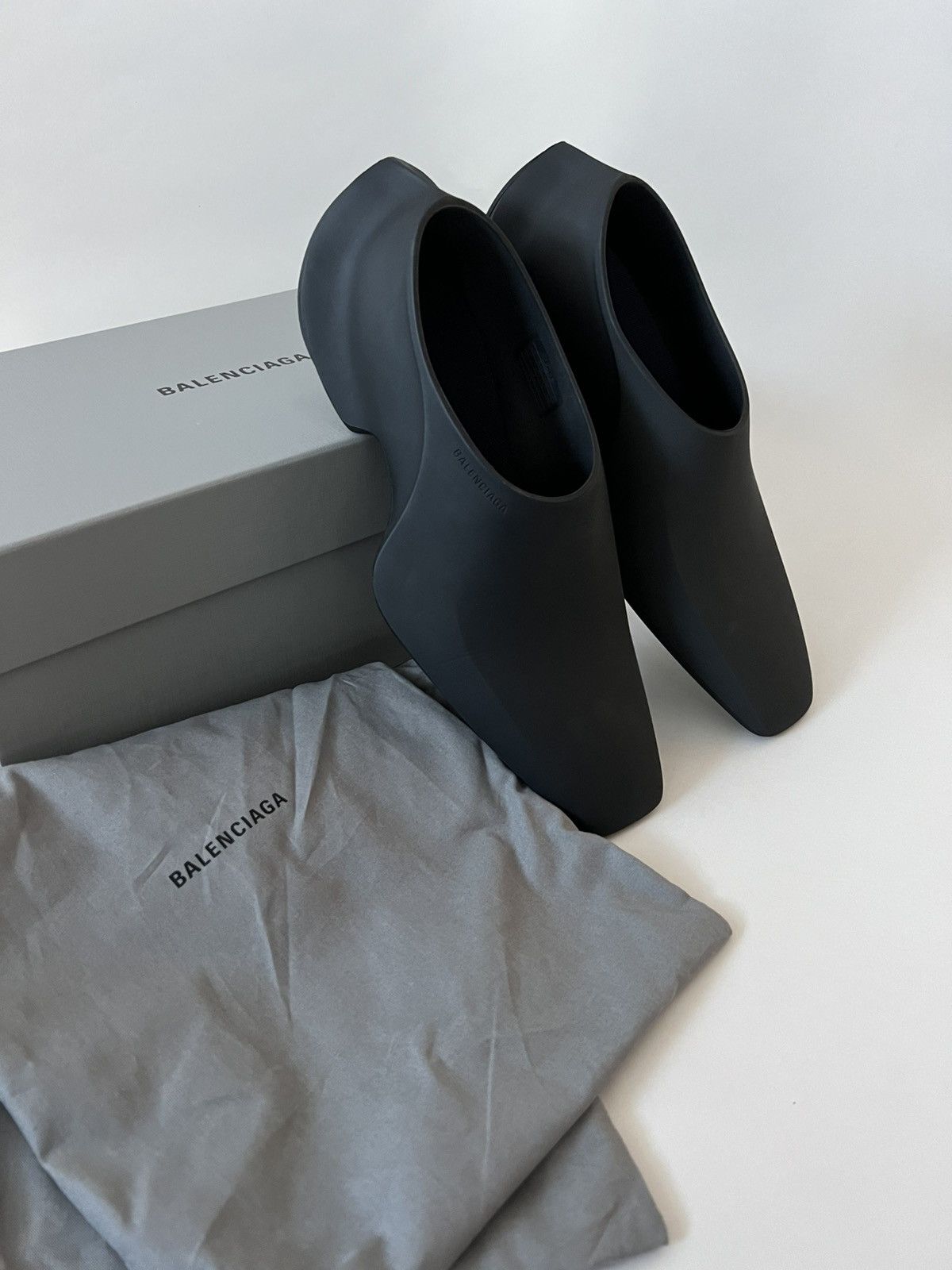 Balenciaga Matte Space Shoe in Black Size US 8 / EU 41 - 5 Thumbnail