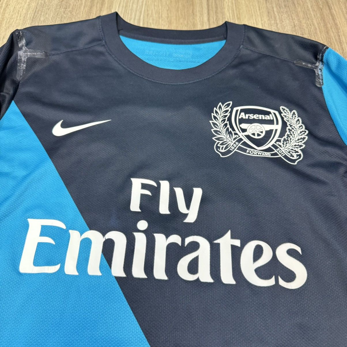 Nike Arsenal 11/12 longsleeves player issue away shirt #12 Henry Size US L / EU 52-54 / 3 - 3 Thumbnail