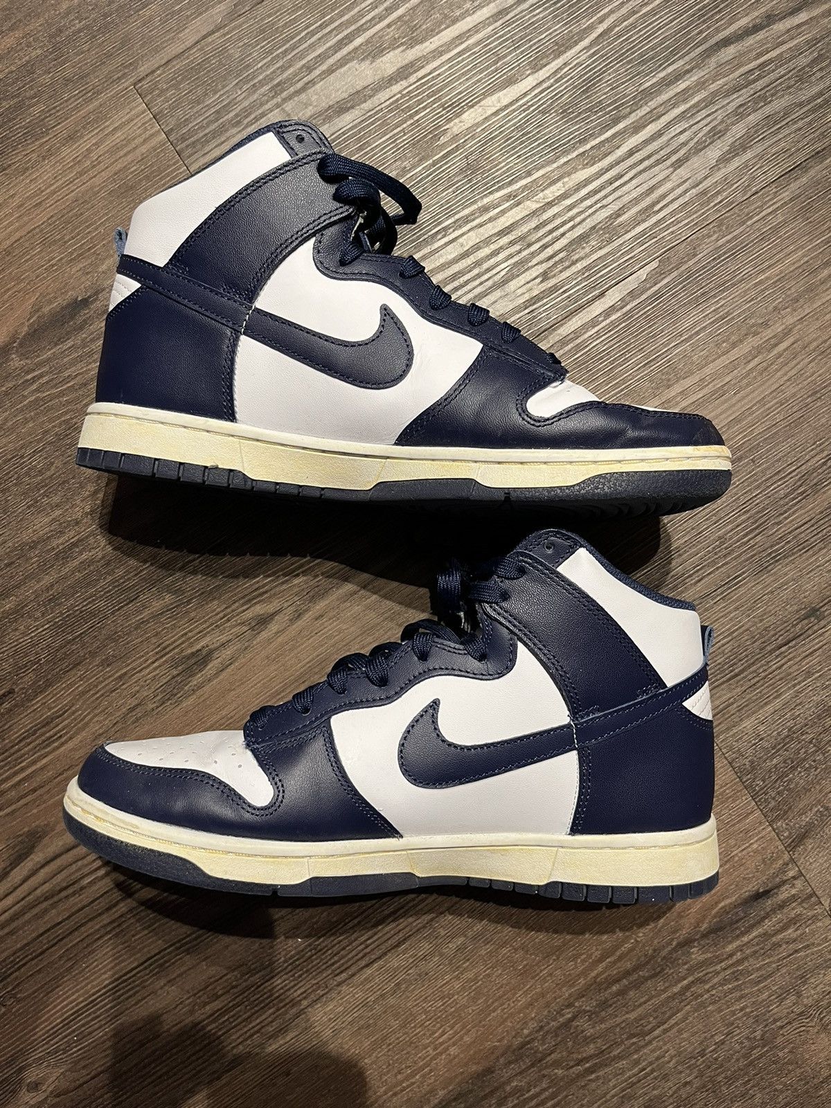 Nike Nike Dunk High Midnight Navy Size US 10 / EU 43 - 1 Thumbnail