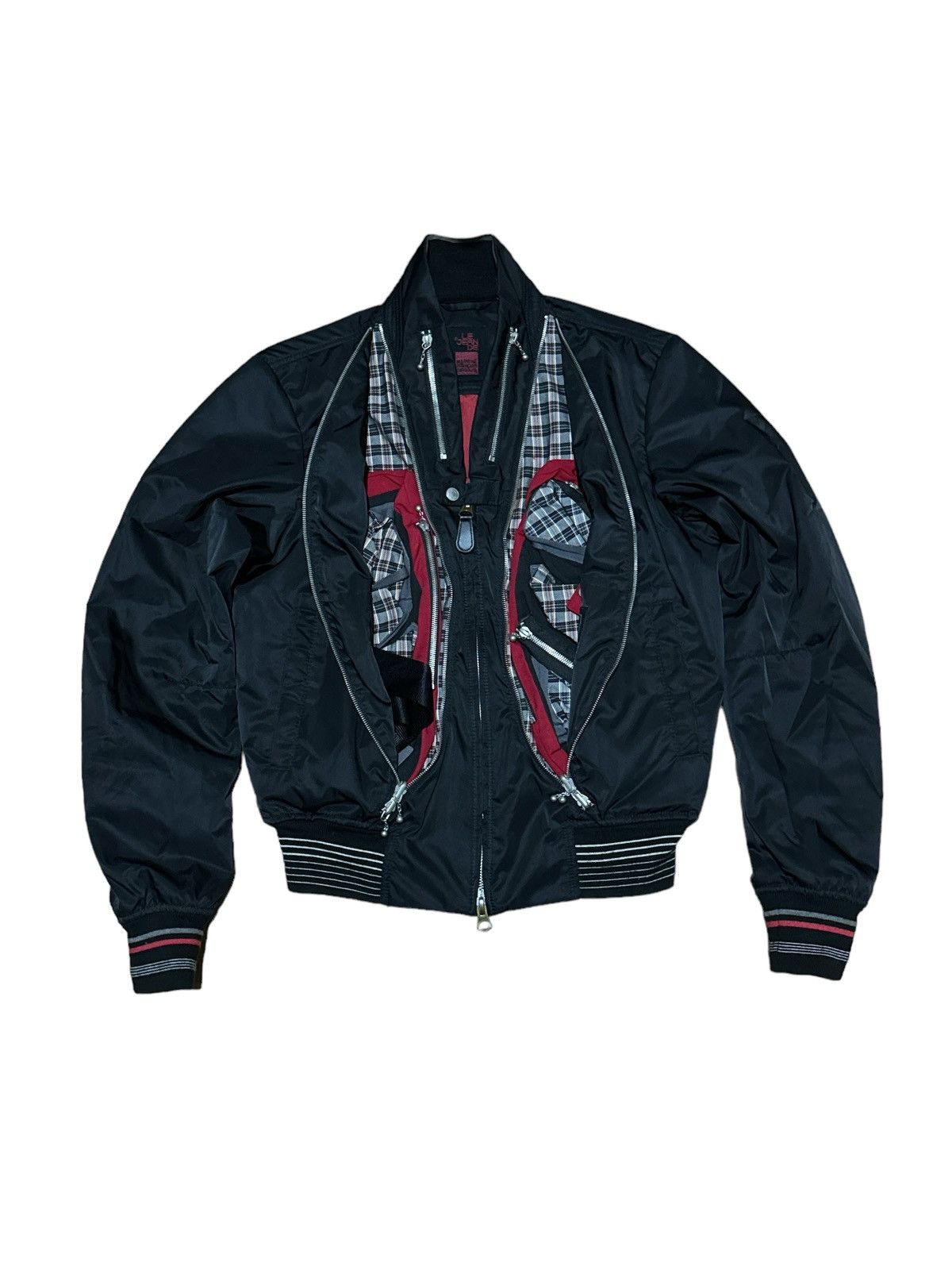 Marithe + Francois Girbaud LE JEAN DE MARITHE FRANCOIS GIRBAUD BAGSKET BOMBER JACKET Size US M / EU 48-50 / 2 - 2 Thumbnail