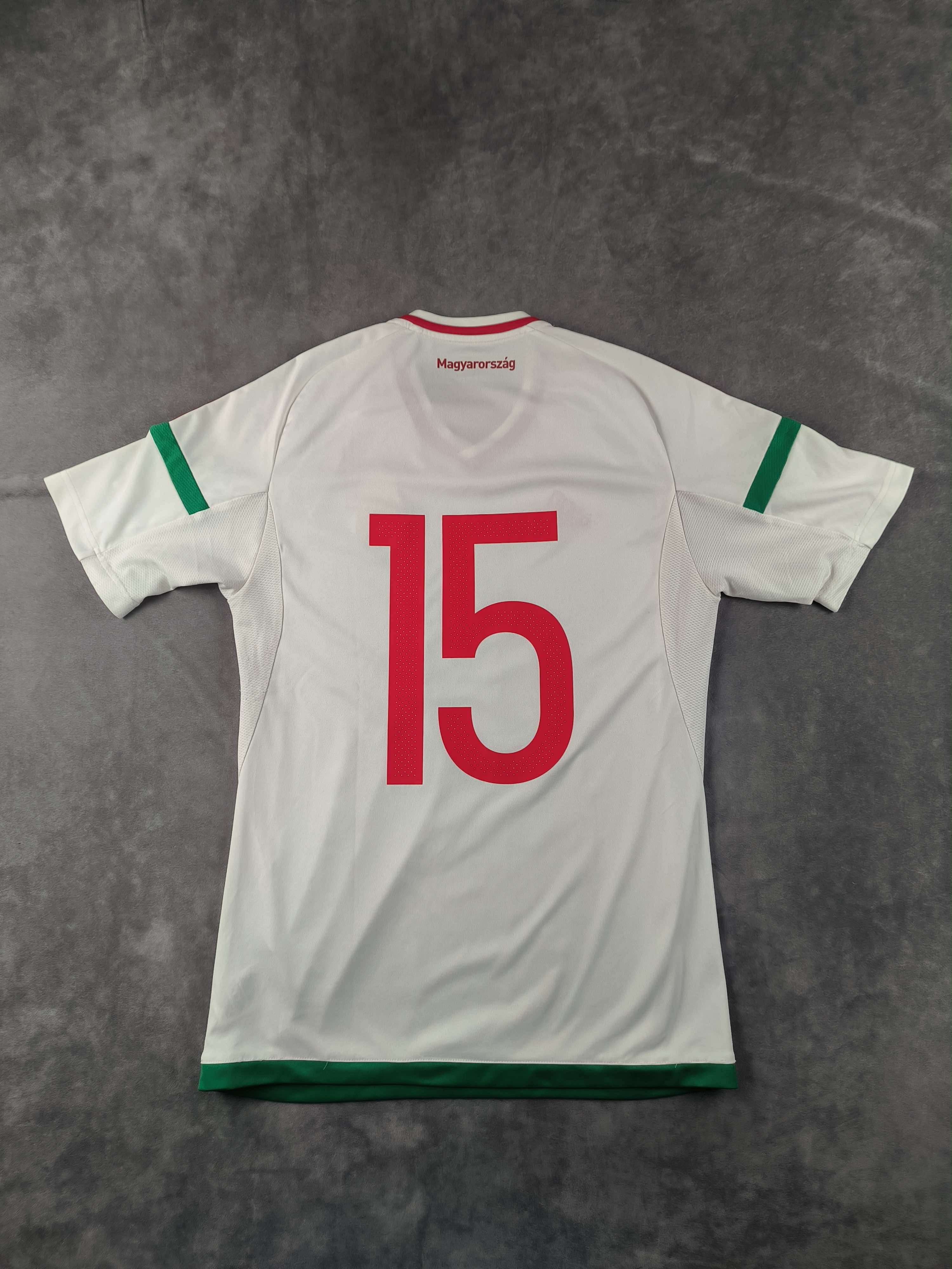 Adidas Hungary 2016-18 Adidas away #15 football jersey shirt size S Size US S / EU 44-46 / 1 - 2 Thumbnail